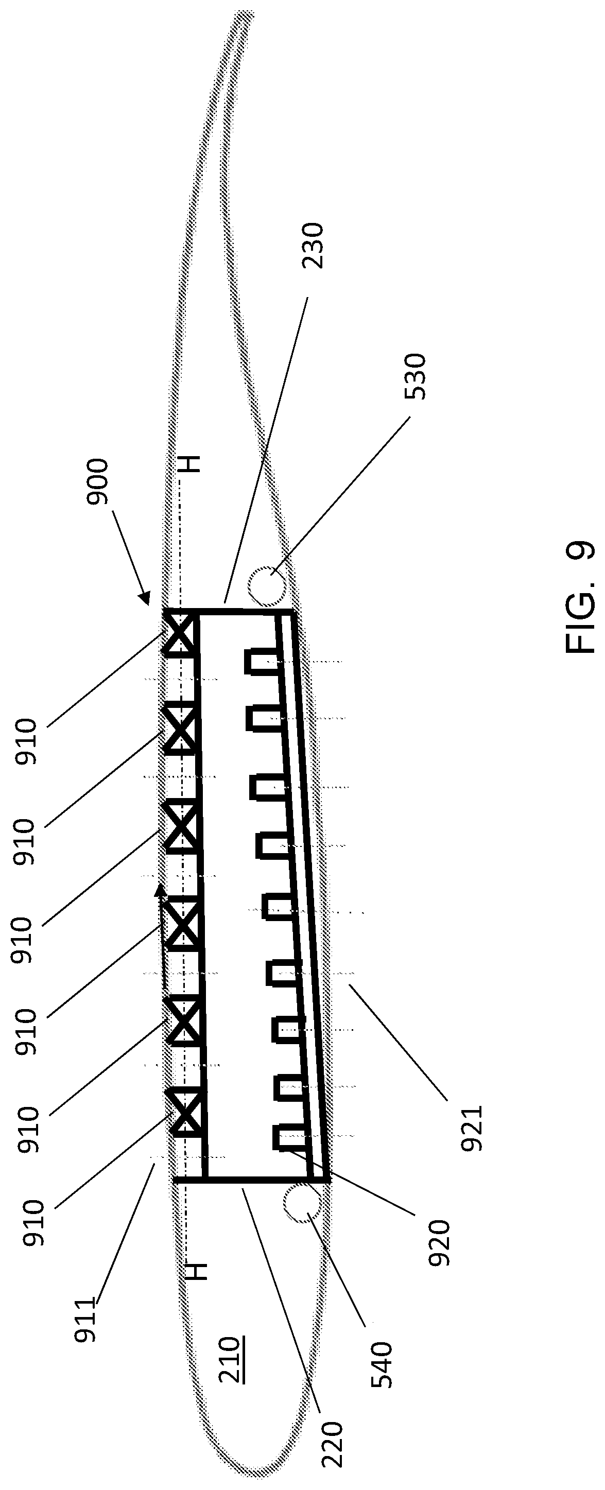 Patent US12325518 Figure 9 – Moveable wing tip arrangements
