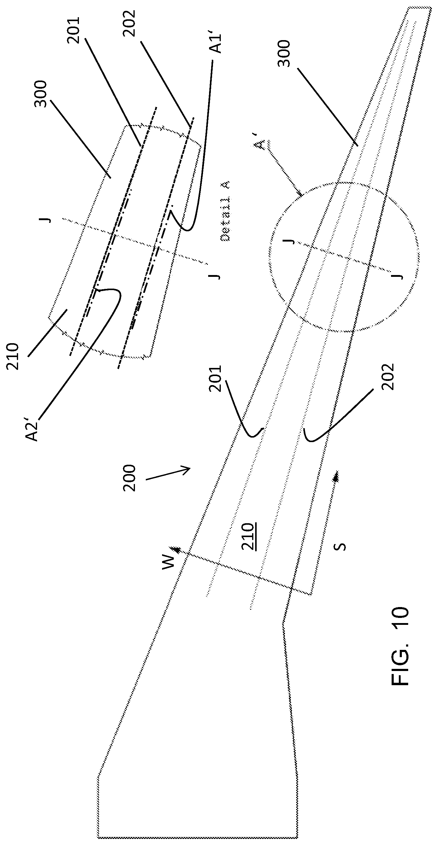Patent US12325518 Figure 10 – Moveable wing tip arrangements