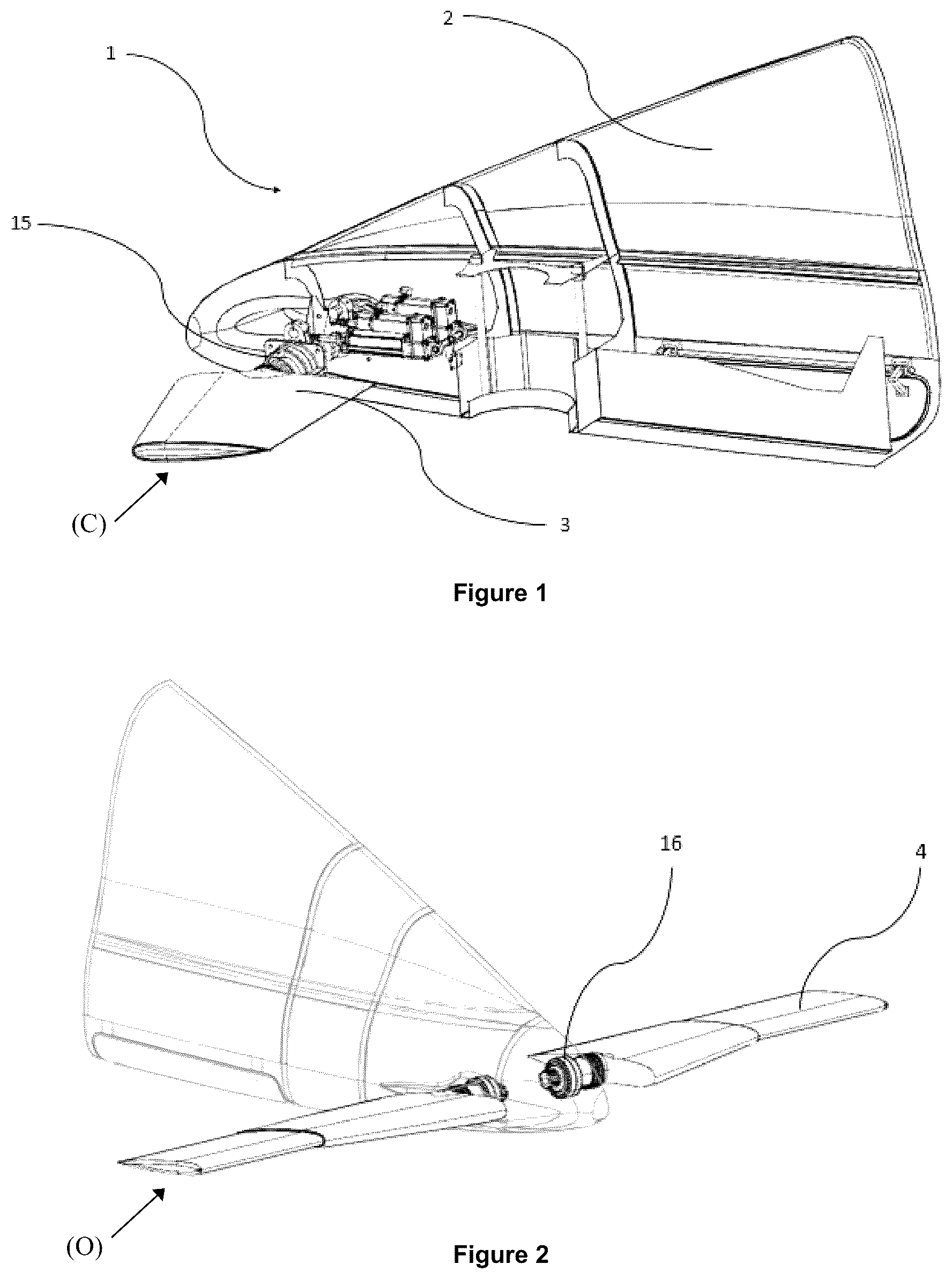 Patent US12325519 Figure 1 – Air vehicle