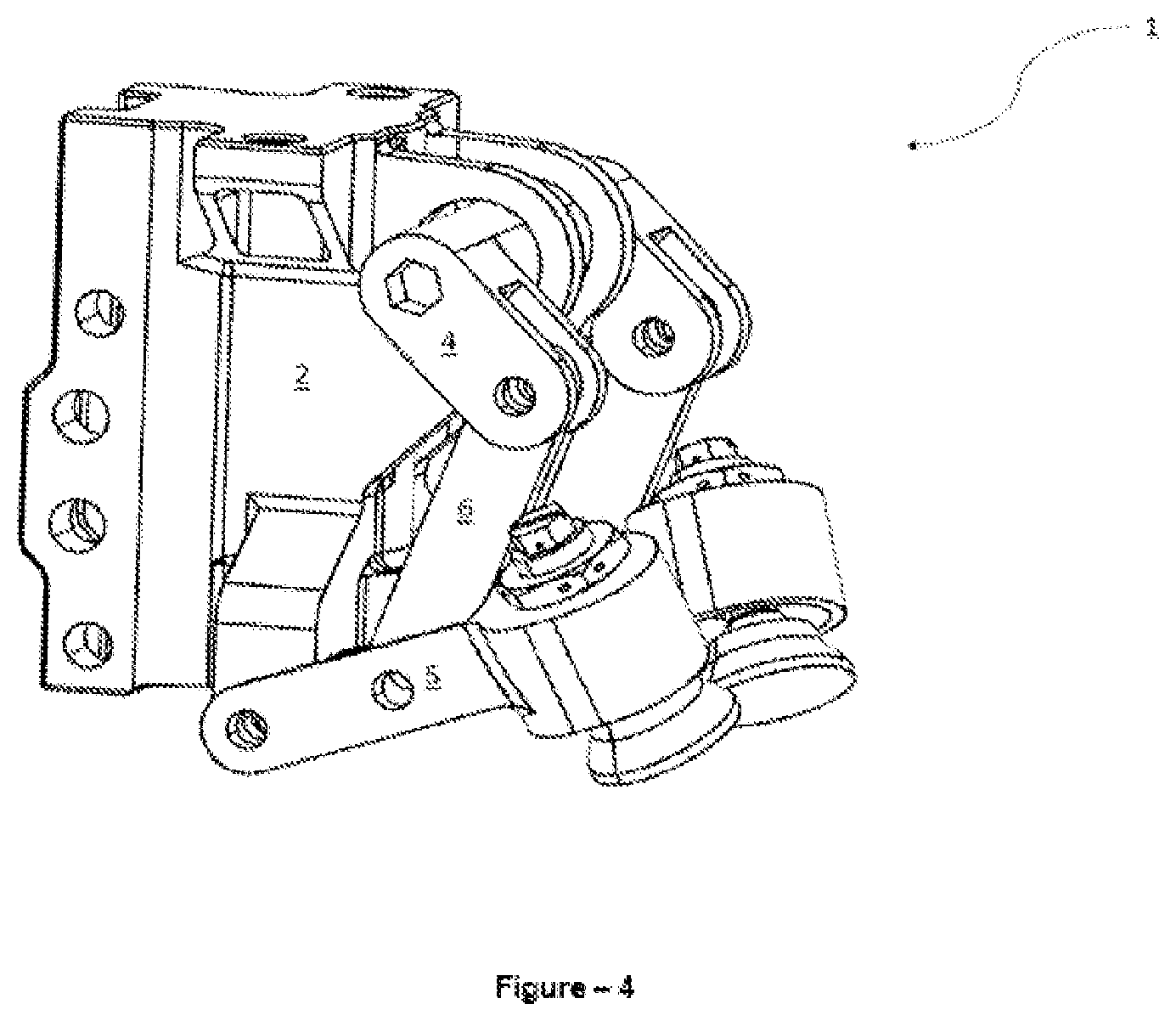 Patent US12325520 Figure 4 – Ammunition support system