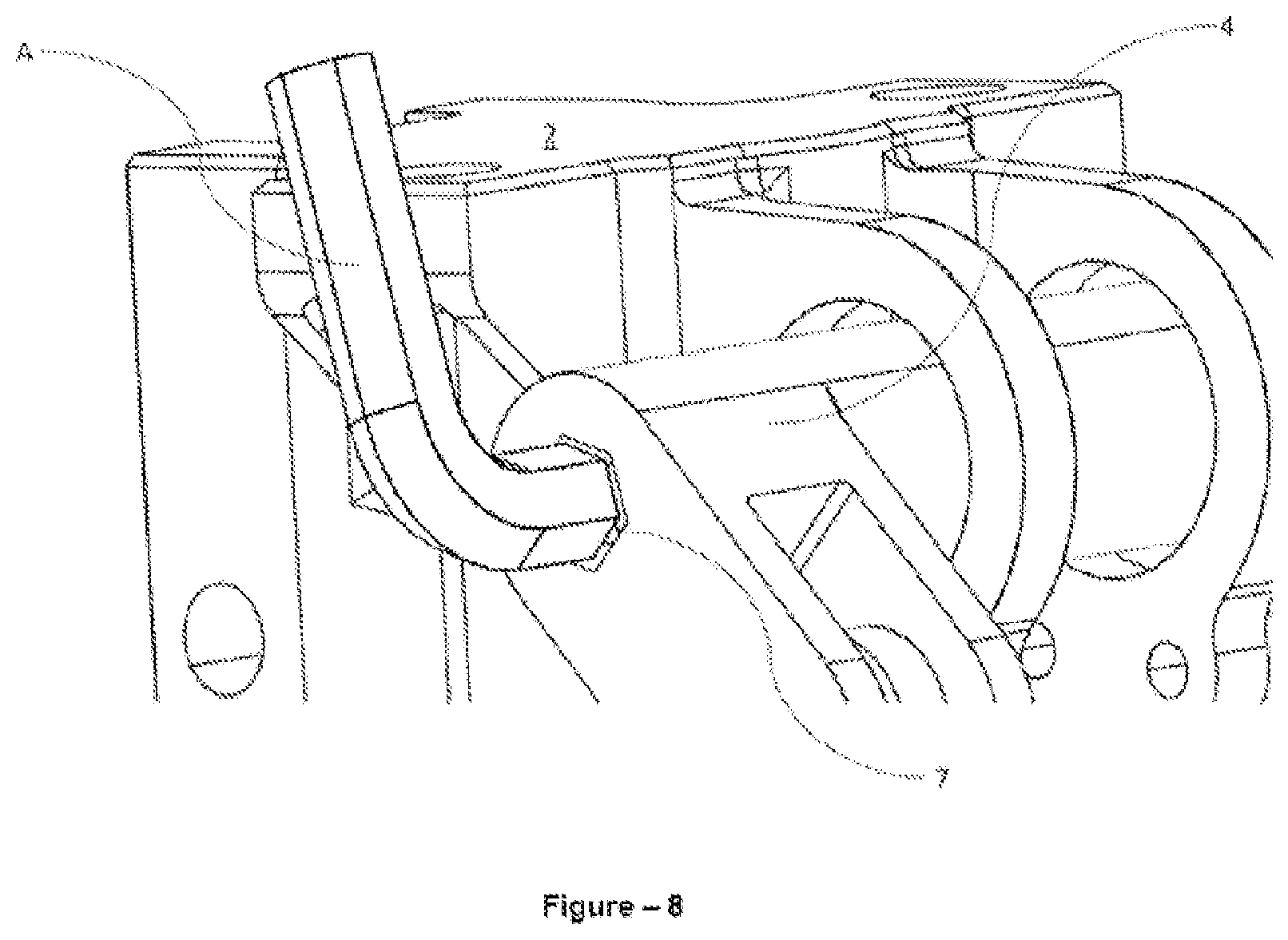Patent US12325520 Figure 8 – Ammunition support system
