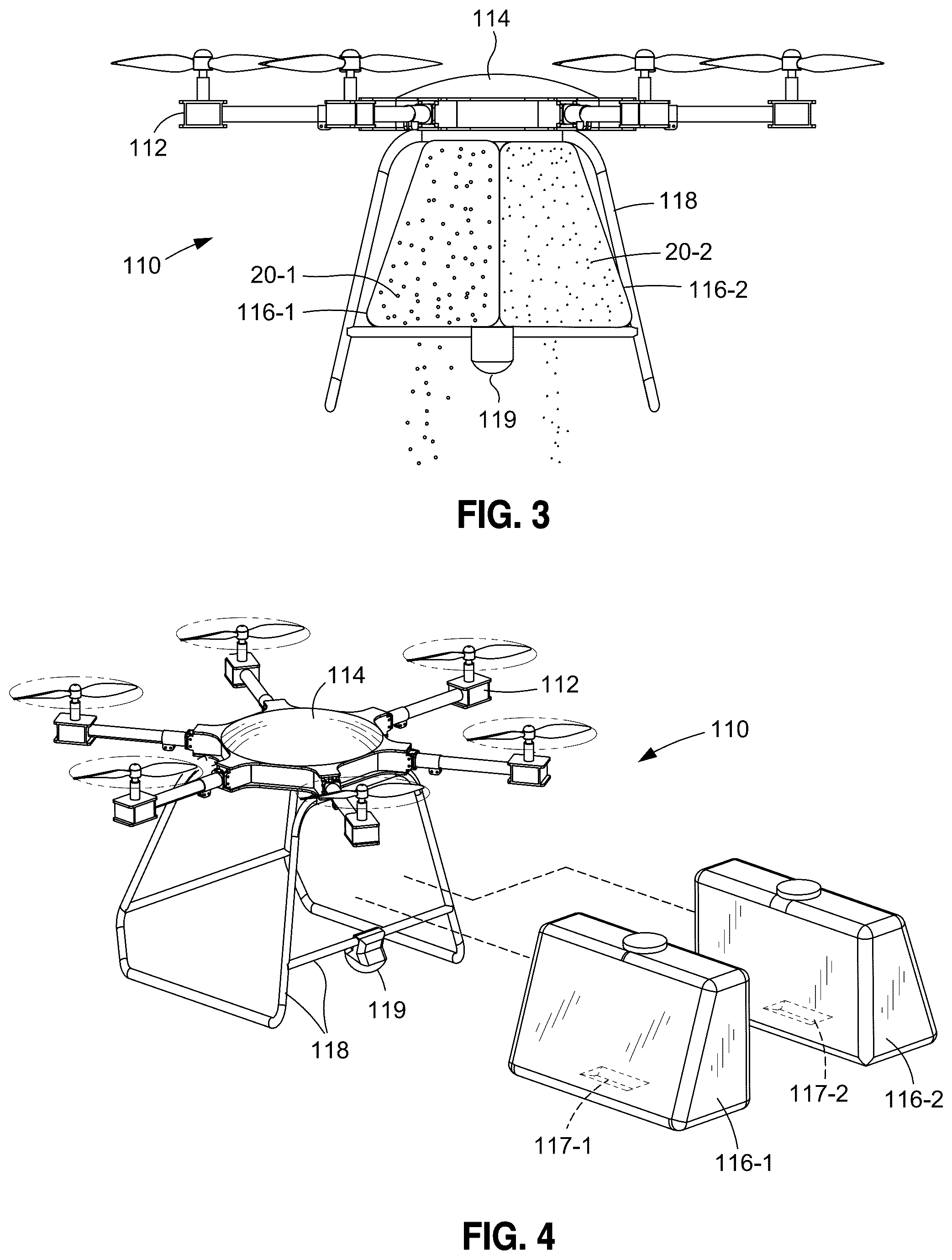 Patent US12325521 Figure 3 – Drone-based payload management