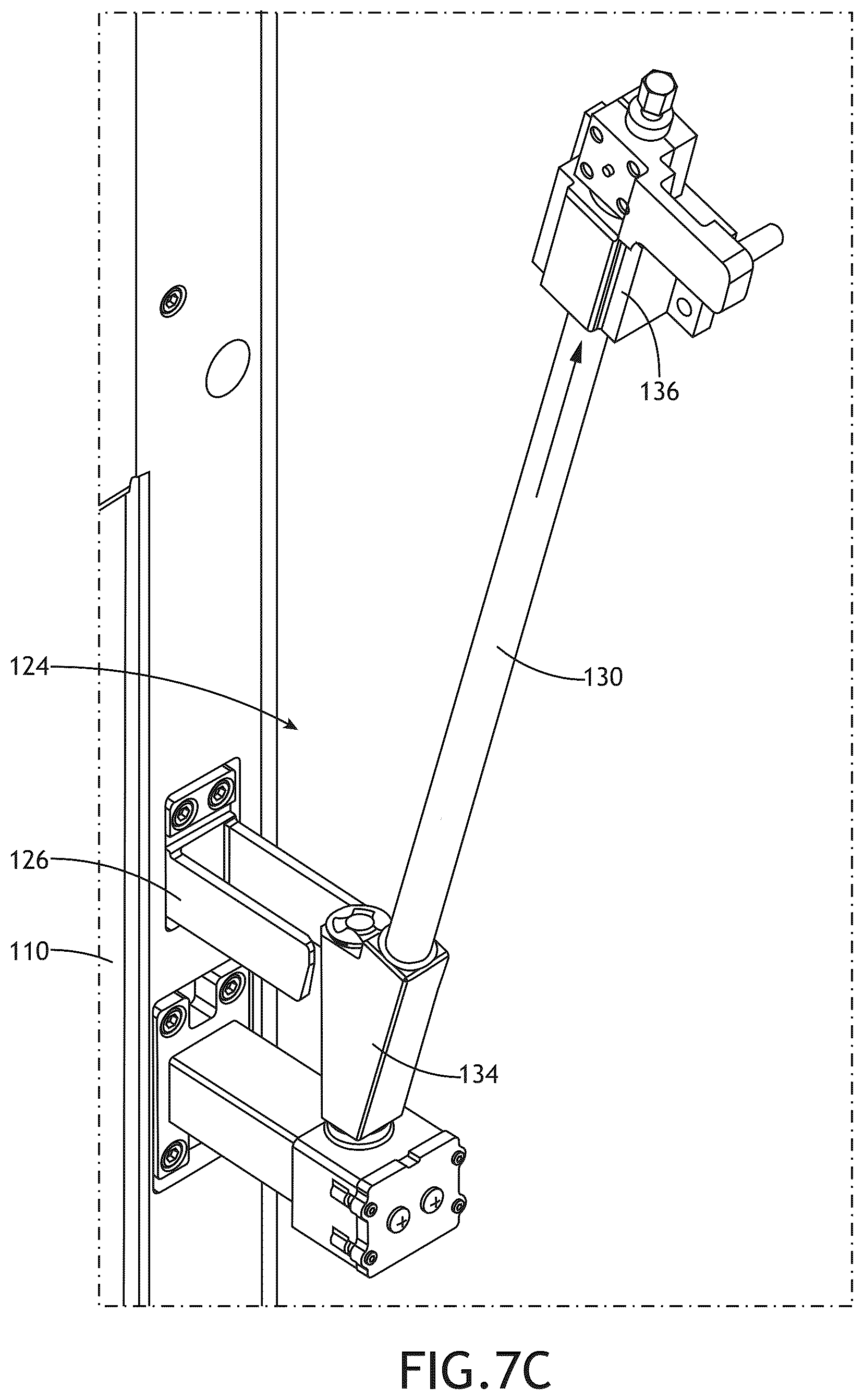 Patent US12325522 Figure 10 – Movable wall section for reduced mobility passenger access
