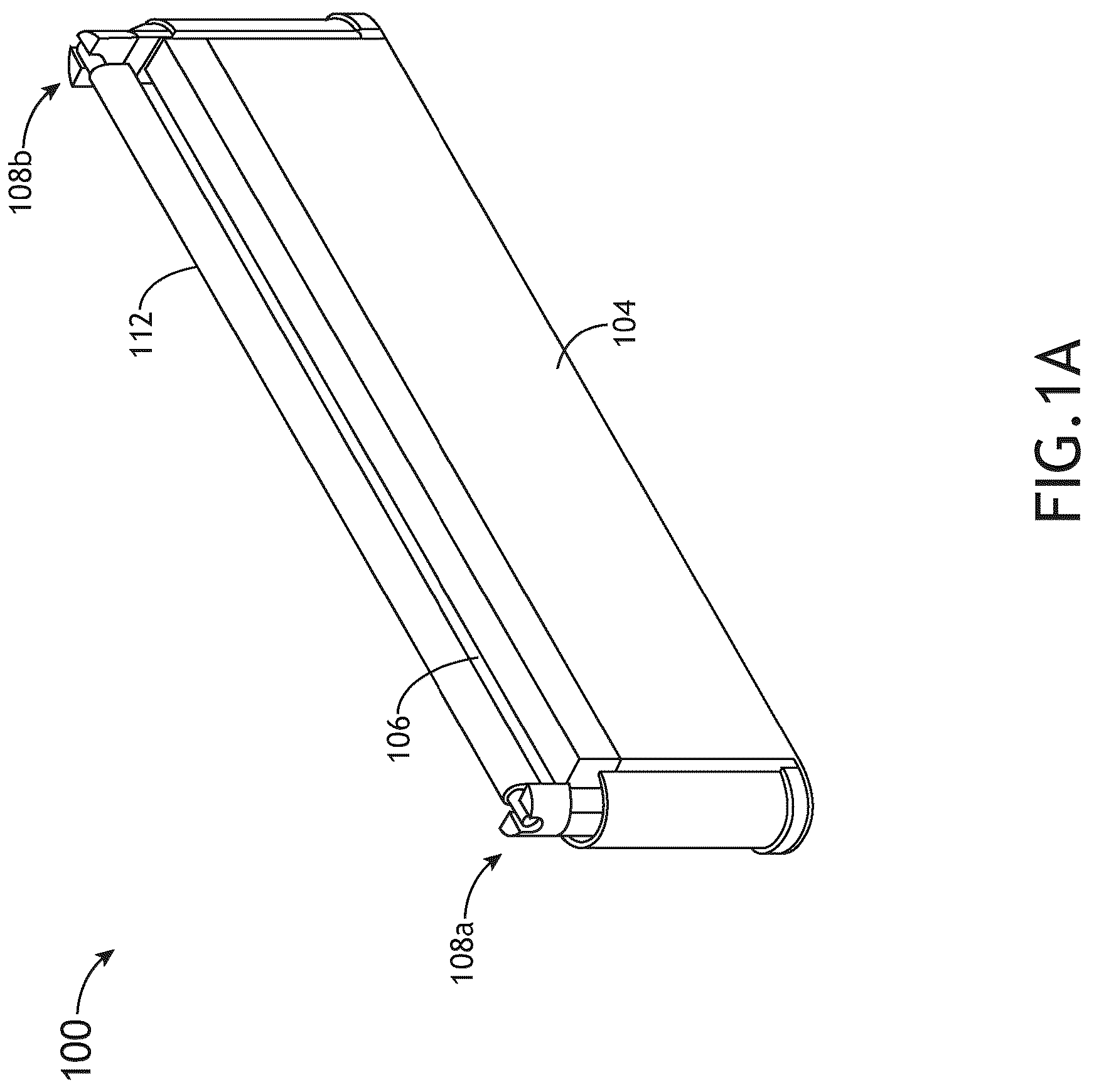 Patent US12325523 Figure 1 – Self-disinfecting portable physical partitions for aircraft interiors