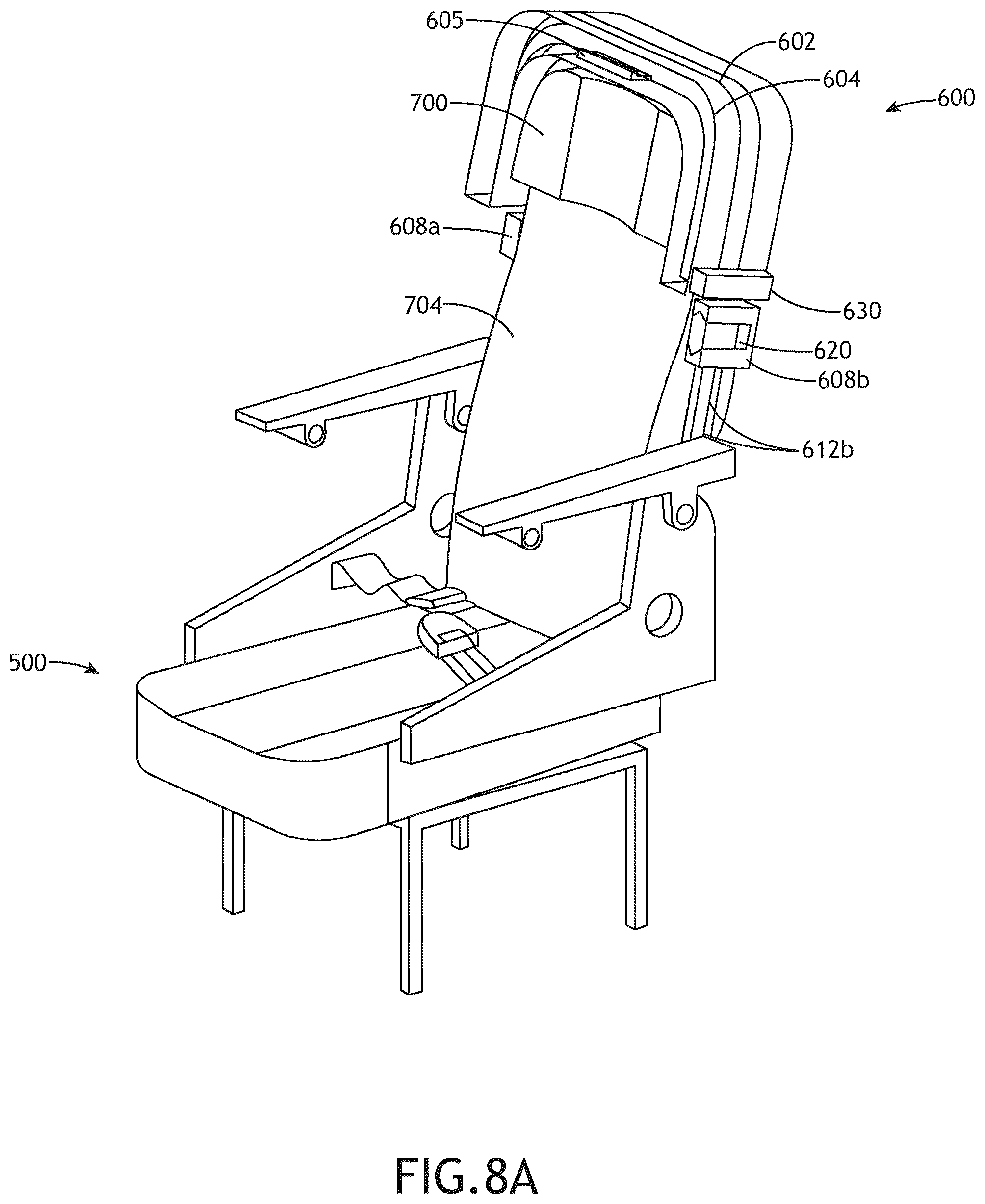 Patent US12325523 Figure 11 – Self-disinfecting portable physical partitions for aircraft interiors