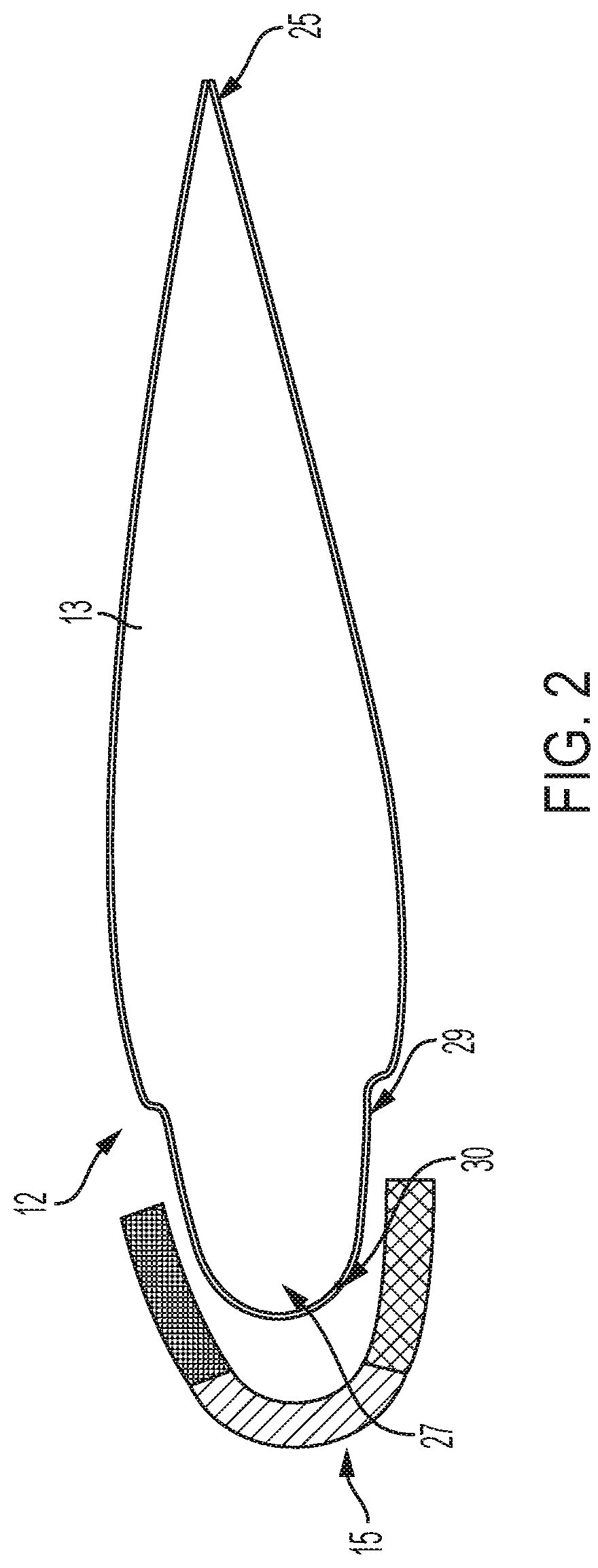 Patent US12325524 Figure 2 – Adjustable ice protection system parting strip