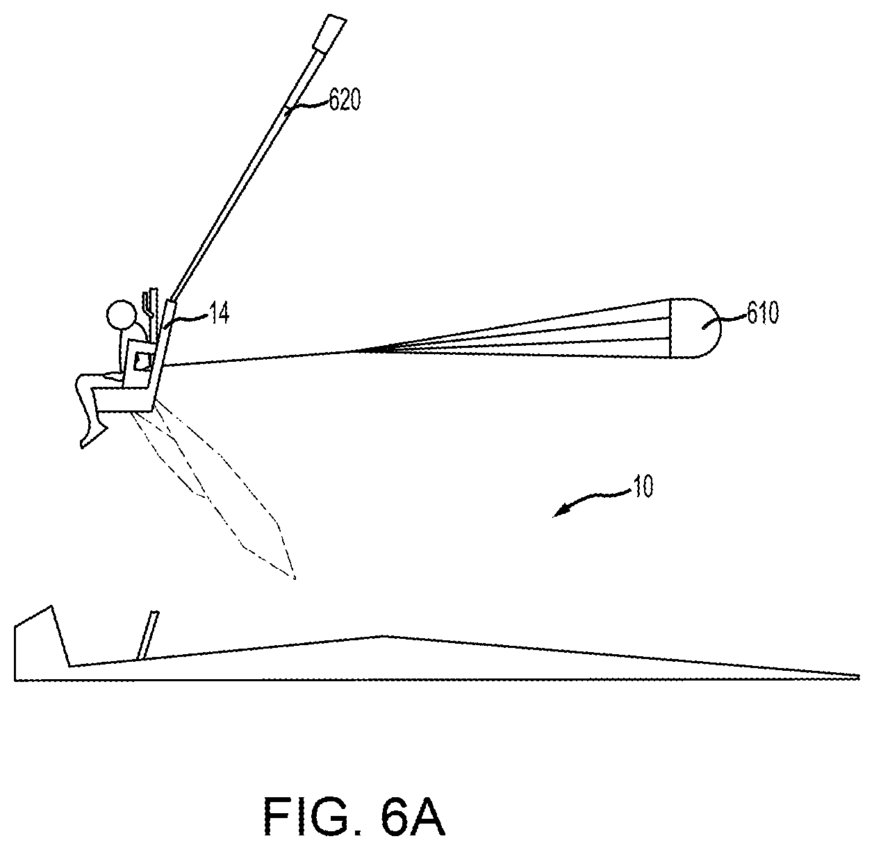 Patent US12325525 Figure 8 – Graduated chute delay six mode ejection system