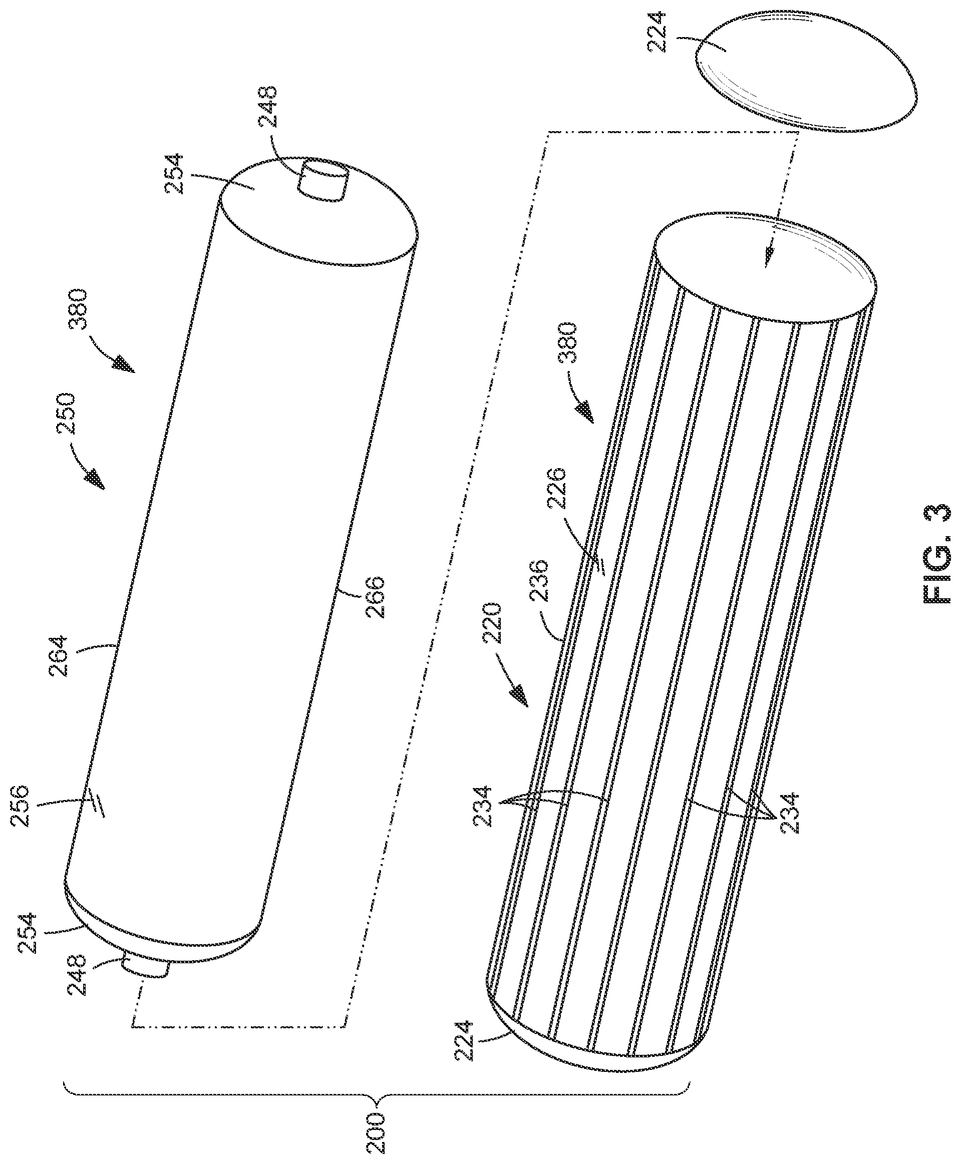 Patent US12325529 Figure 2 – System and method of controlling the deflections of a pressure tank mounted within a vacuum tank