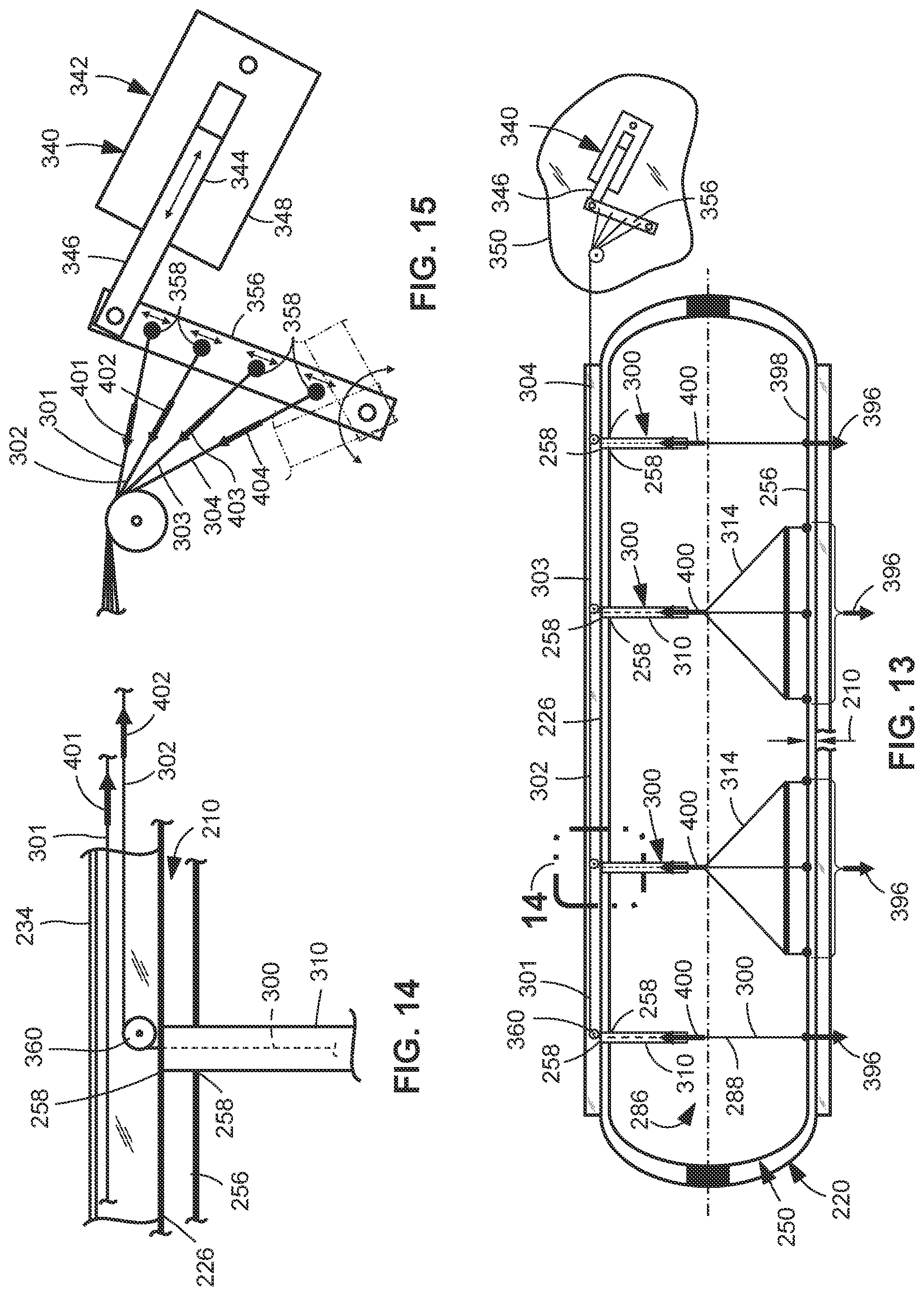 Patent US12325529 Figure 9 – System and method of controlling the deflections of a pressure tank mounted within a vacuum tank