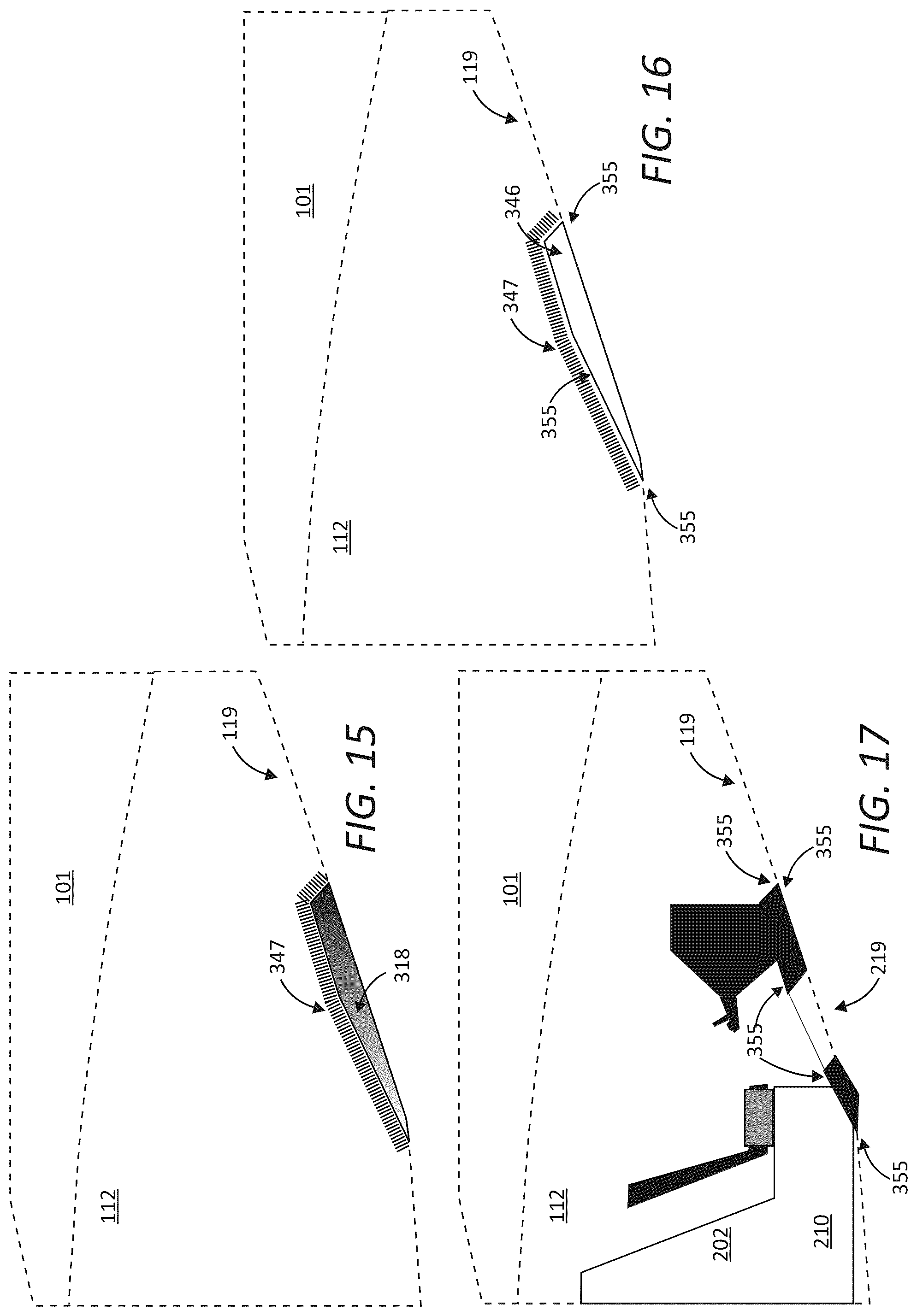 Patent US12325530 Figure 15 – Aircraft performance modification system that provides and controls systems settings that provision proactive, precise, and rapid control of aircraft center-of-gravity locations, flight control positions, power settings, lift, drag, performance, maneuverability, stability, and controllability