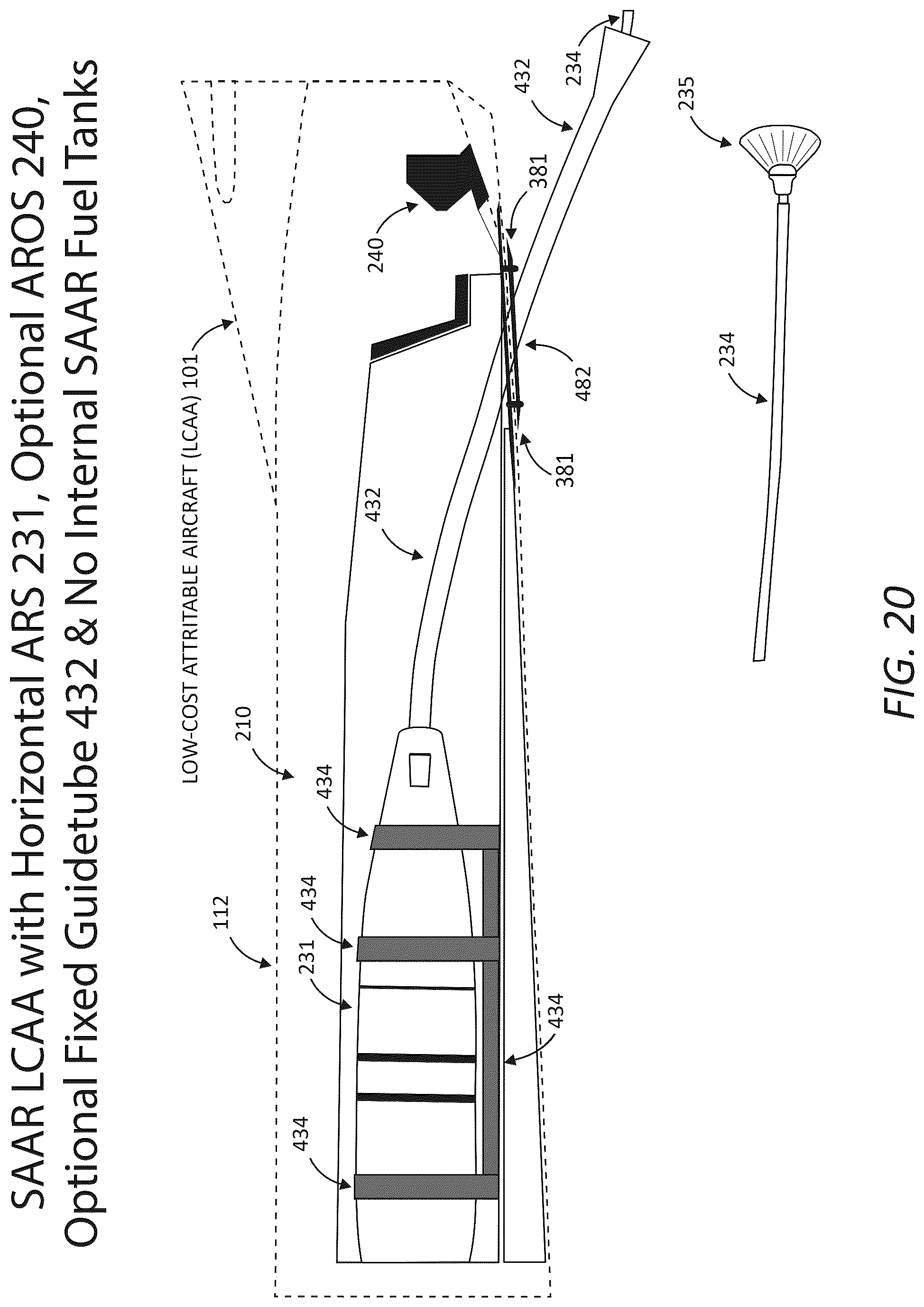 Patent US12325530 Figure 18 – Aircraft performance modification system that provides and controls systems settings that provision proactive, precise, and rapid control of aircraft center-of-gravity locations, flight control positions, power settings, lift, drag, performance, maneuverability, stability, and controllability
