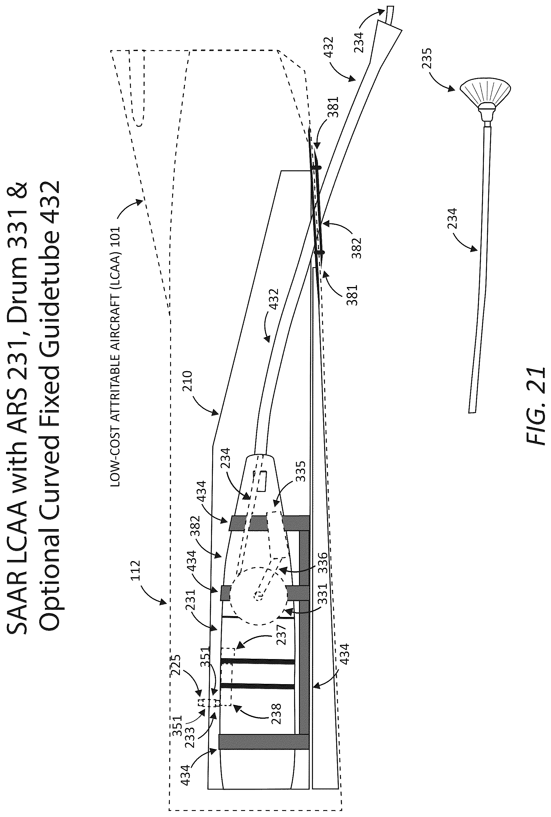 Patent US12325530 Figure 19 – Aircraft performance modification system that provides and controls systems settings that provision proactive, precise, and rapid control of aircraft center-of-gravity locations, flight control positions, power settings, lift, drag, performance, maneuverability, stability, and controllability