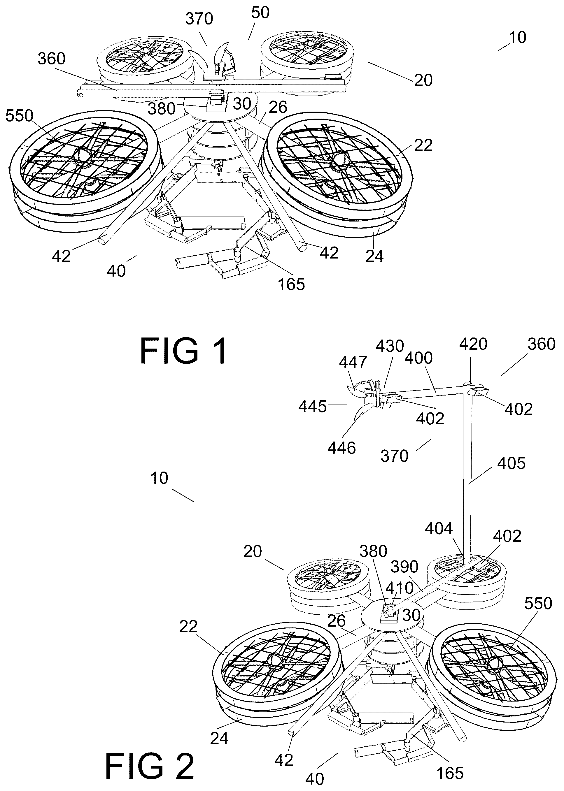 Patent US12325533 — Unmanned aerial vehicle — Figure 1