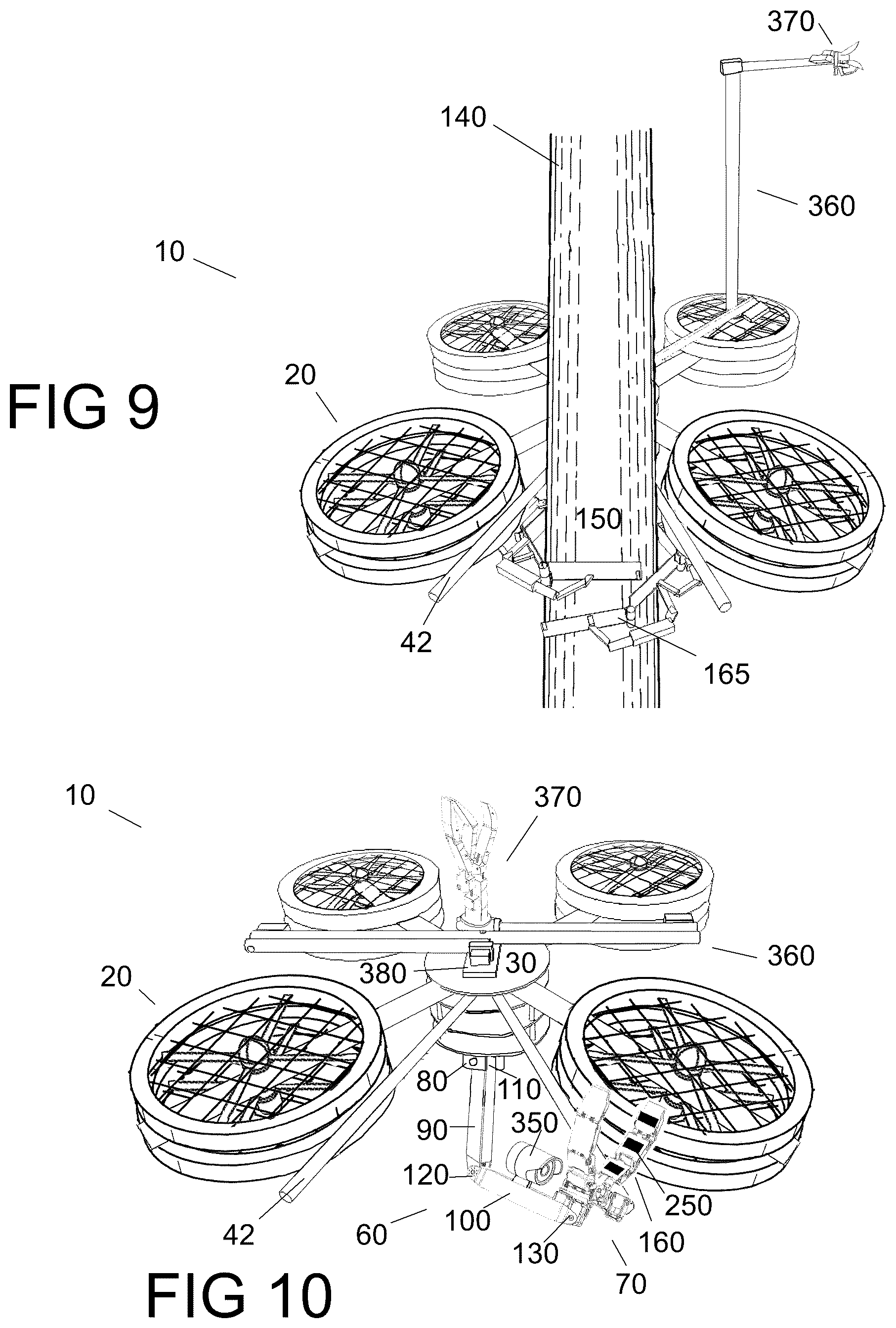 Patent US12325533 Figure 4 – Unmanned aerial vehicle