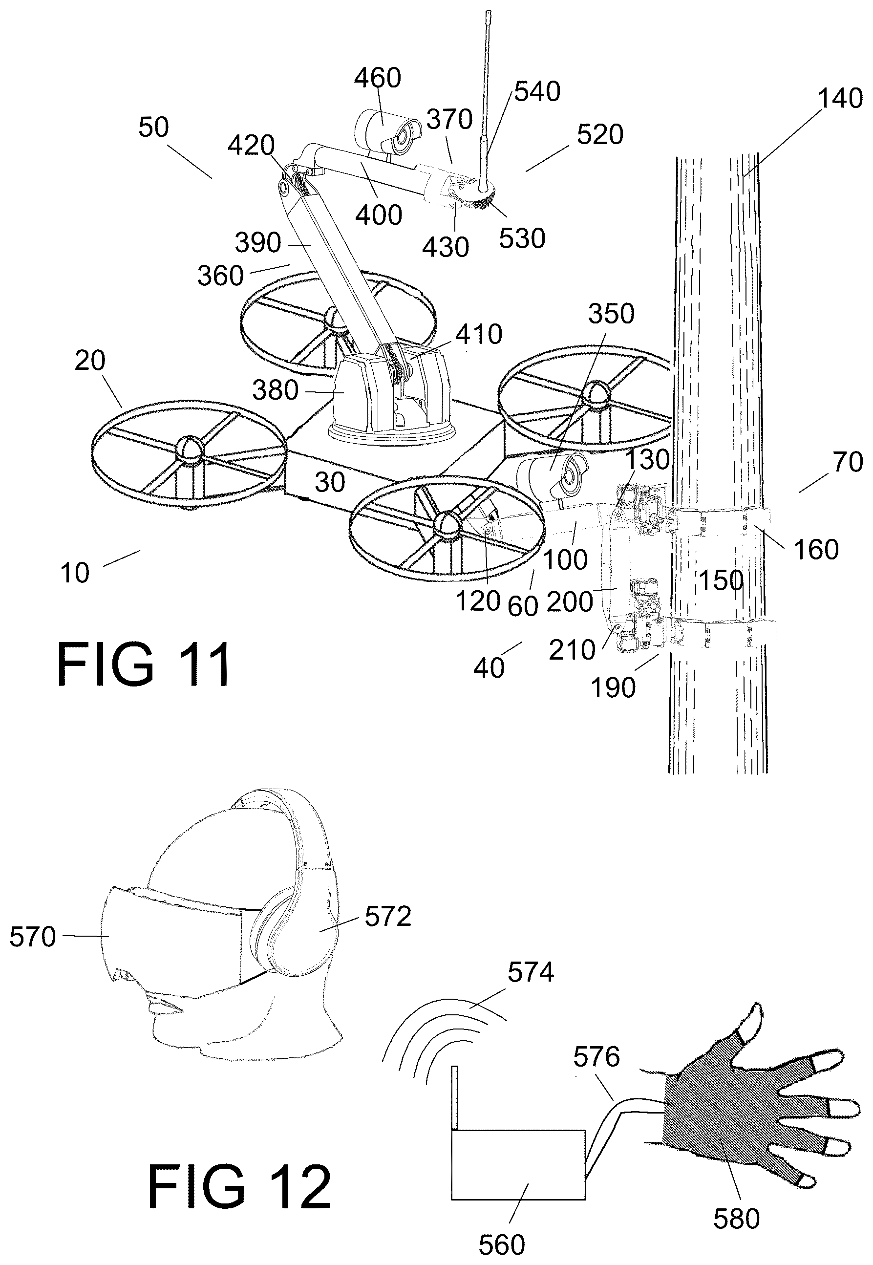 Patent US12325533 Figure 5 – Unmanned aerial vehicle