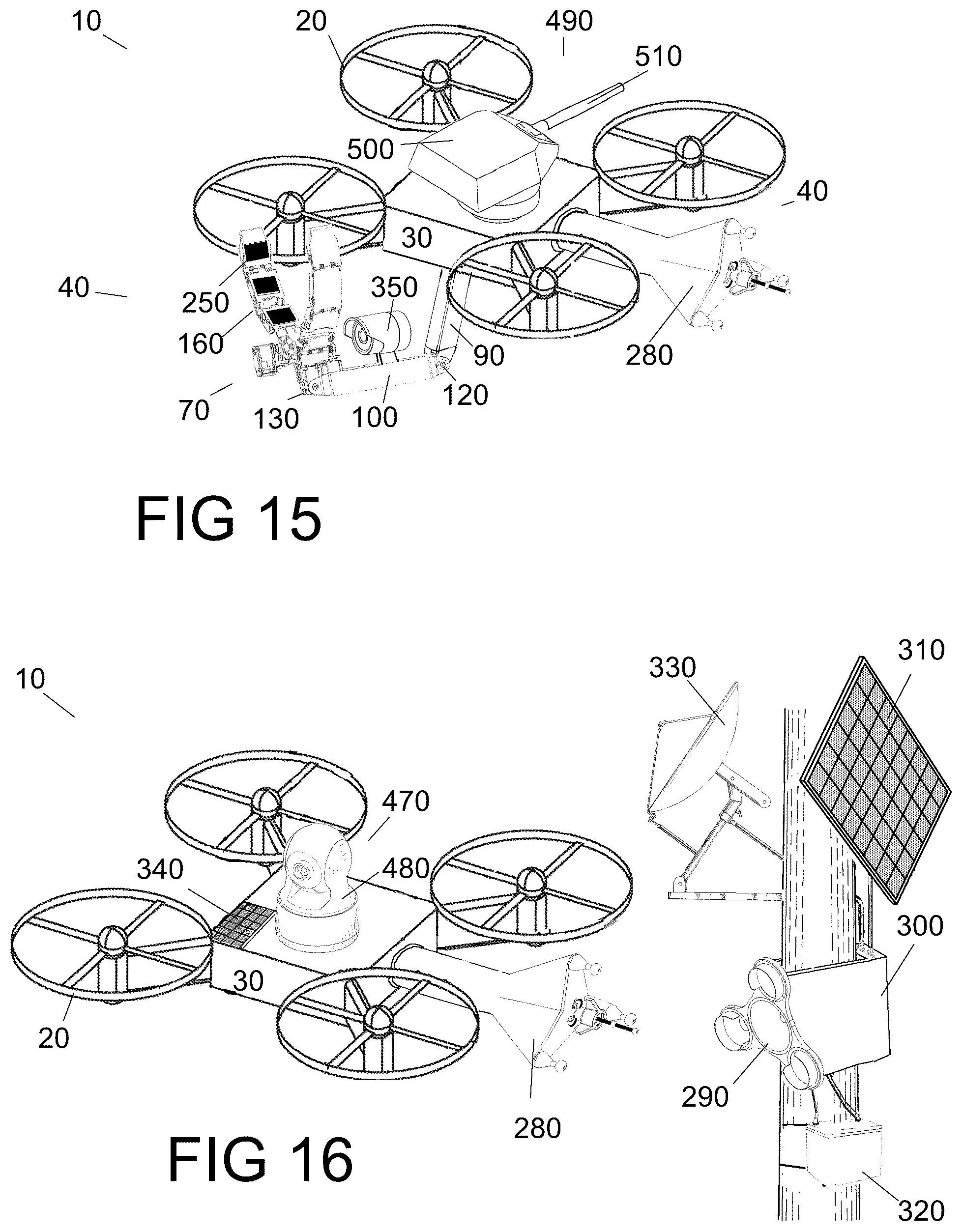 Patent US12325533 Figure 7 – Unmanned aerial vehicle