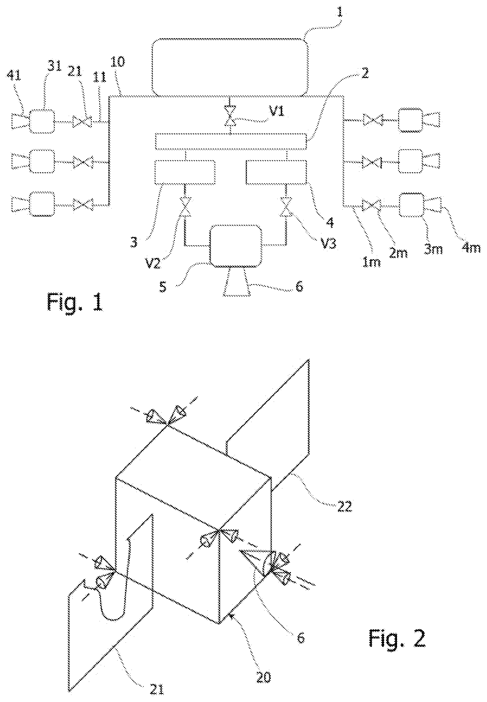 Patent US12325536 Figure 1 – Spacecraft provided with low and high thrust propulsion system