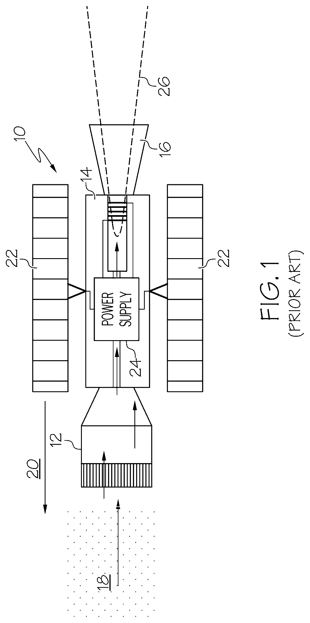 Patent US12325537 Figure 1 – Air-breathing plasma thruster