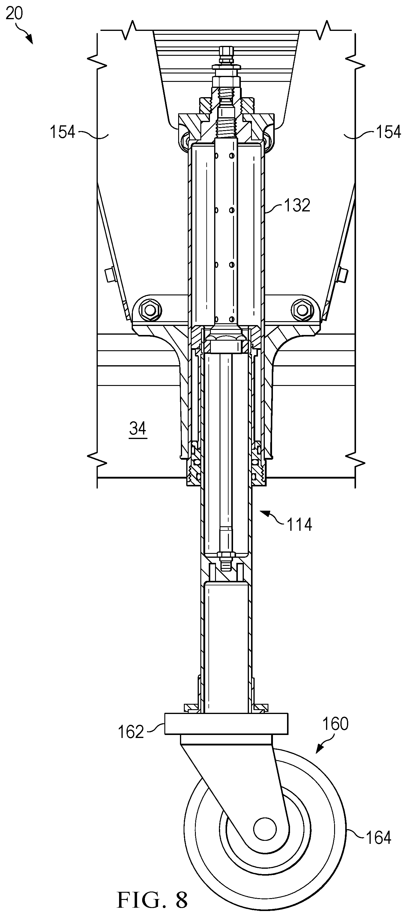Patent US12325540 Figure 8 – Aircraft with multifunctional structure
