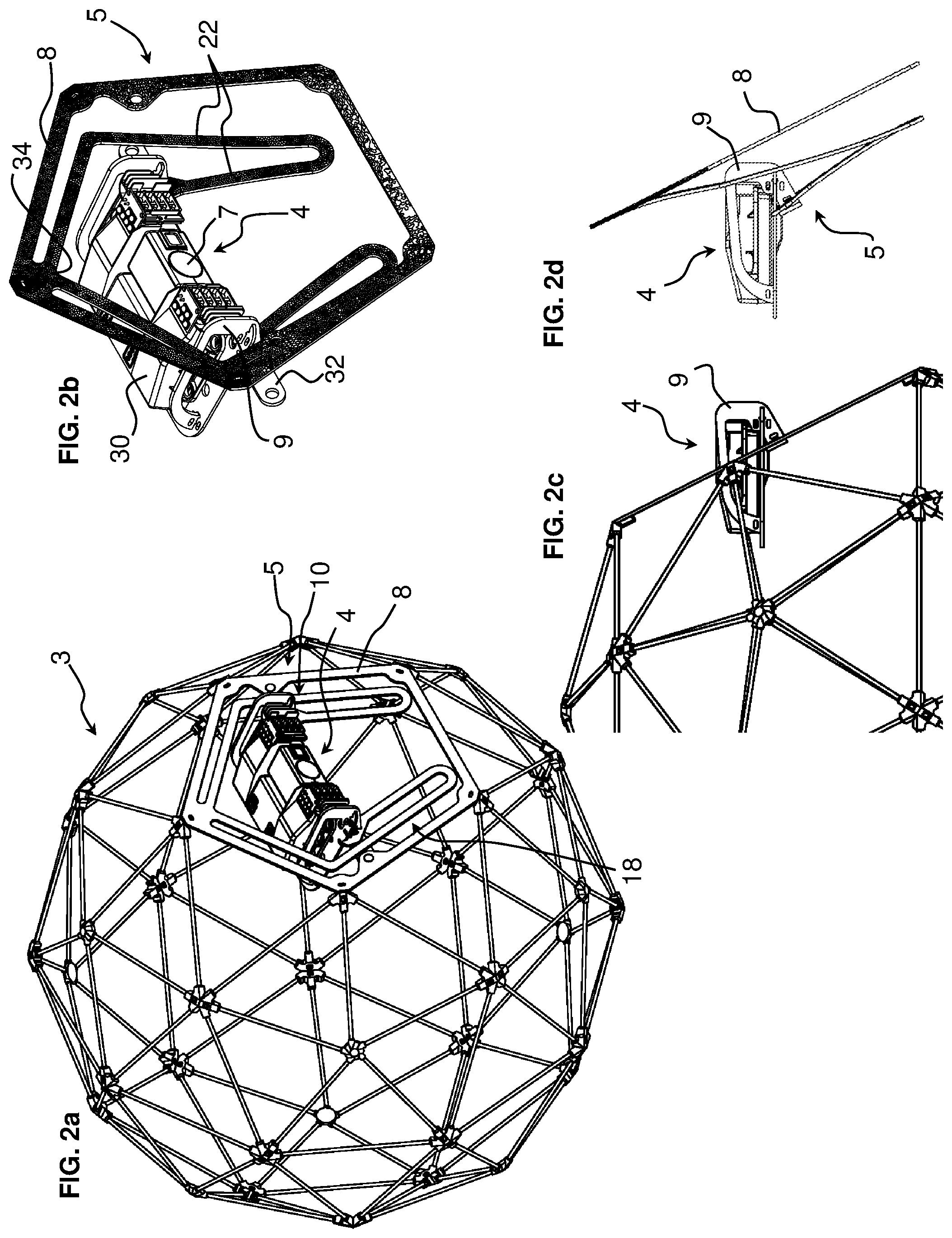 Patent US12325542 Figure 4 – UAV with protective outer cage