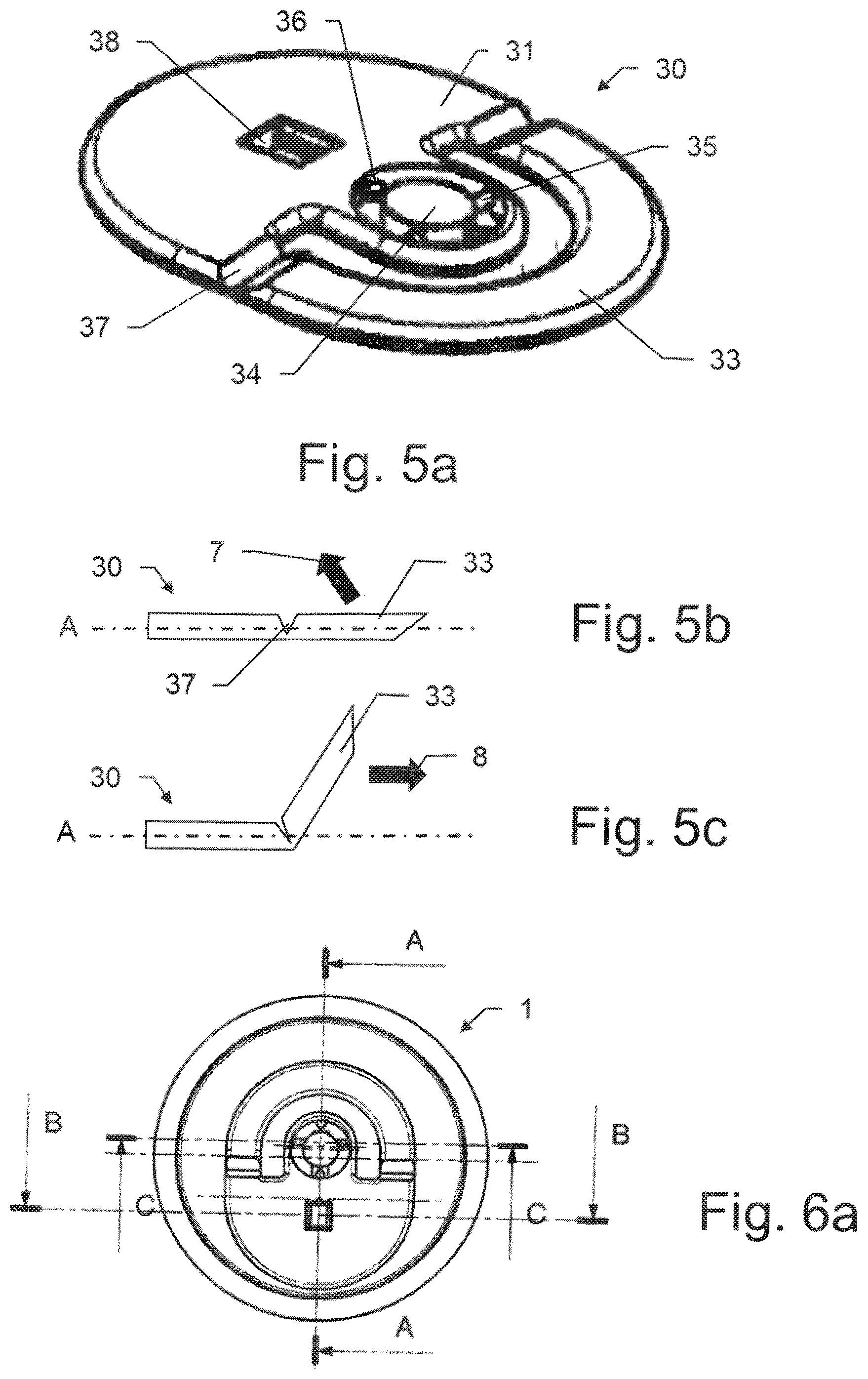 Patent US12325550 Figure 4 – Closure system for containers