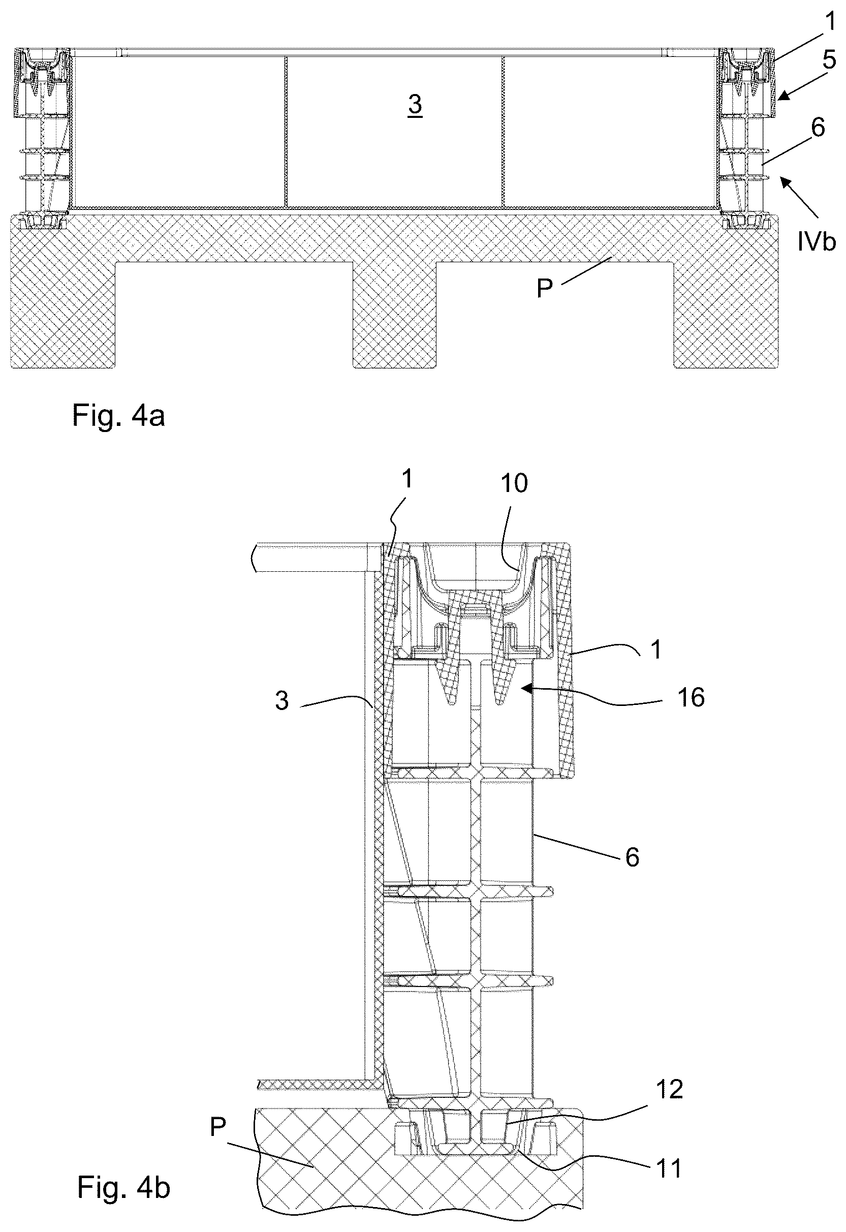 Patent US12325551 Figure 4 – Frame for pallets