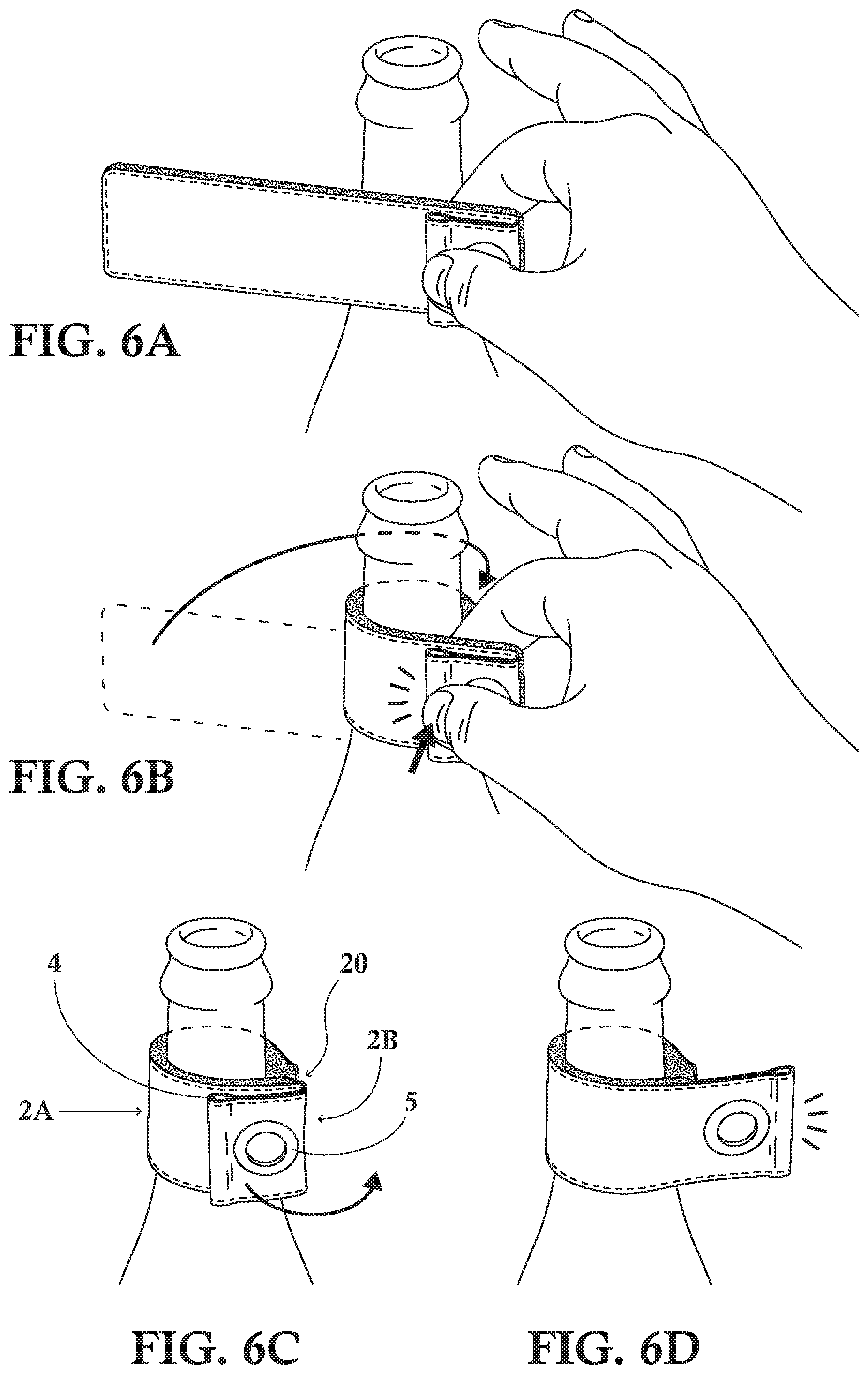 Patent US12325553 Figure 5 – Particularly practical drip catcher