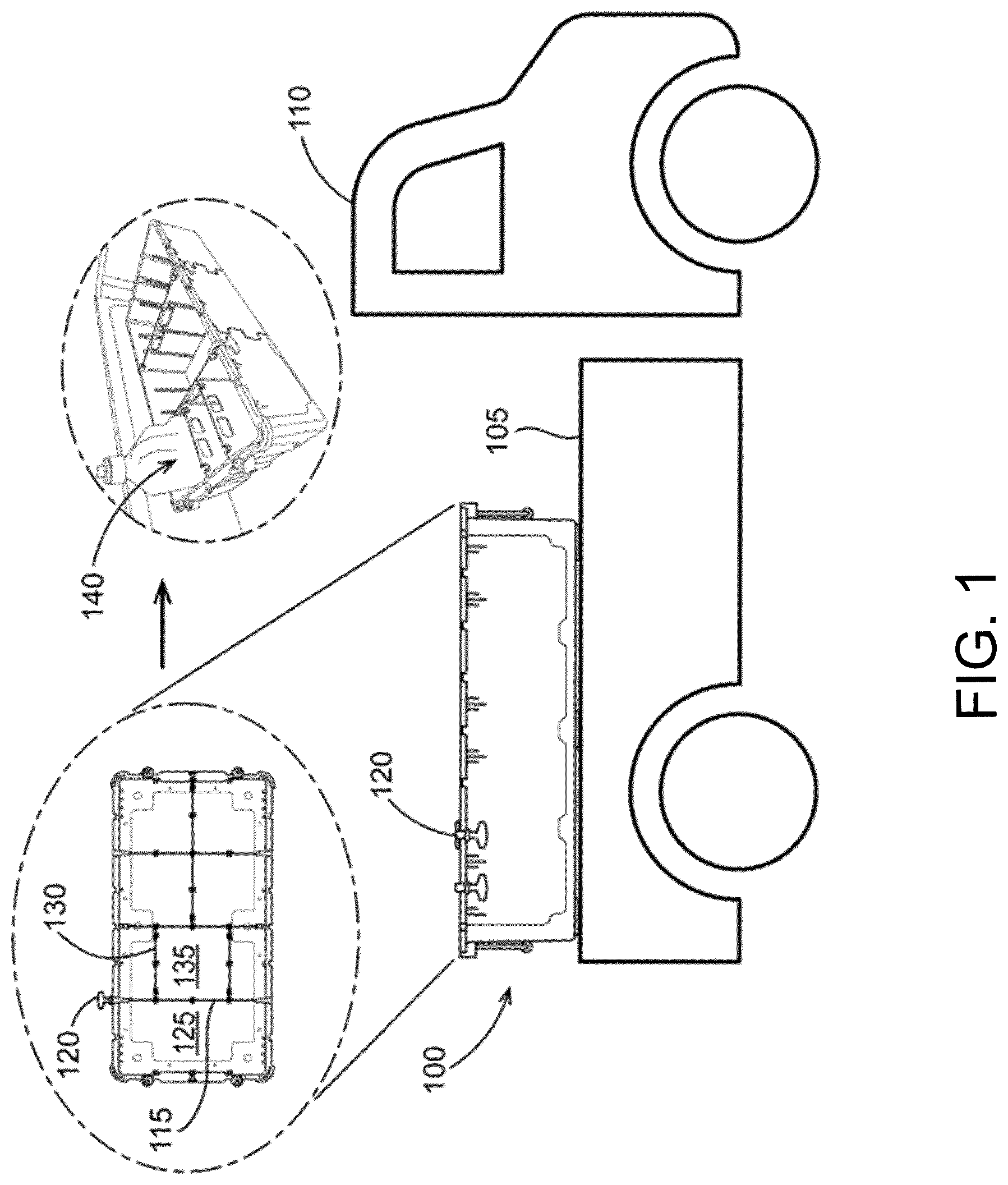Patent US12325556 — Repositionable divider and container reinforcing coupler — Figure 1