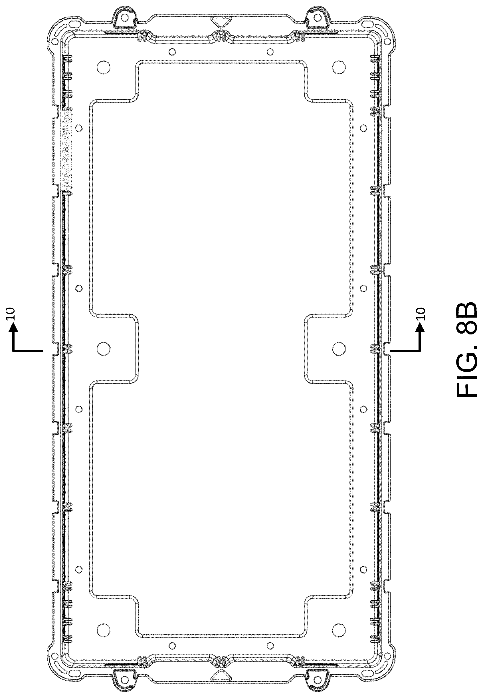 Patent US12325556 Figure 9 – Repositionable divider and container reinforcing coupler