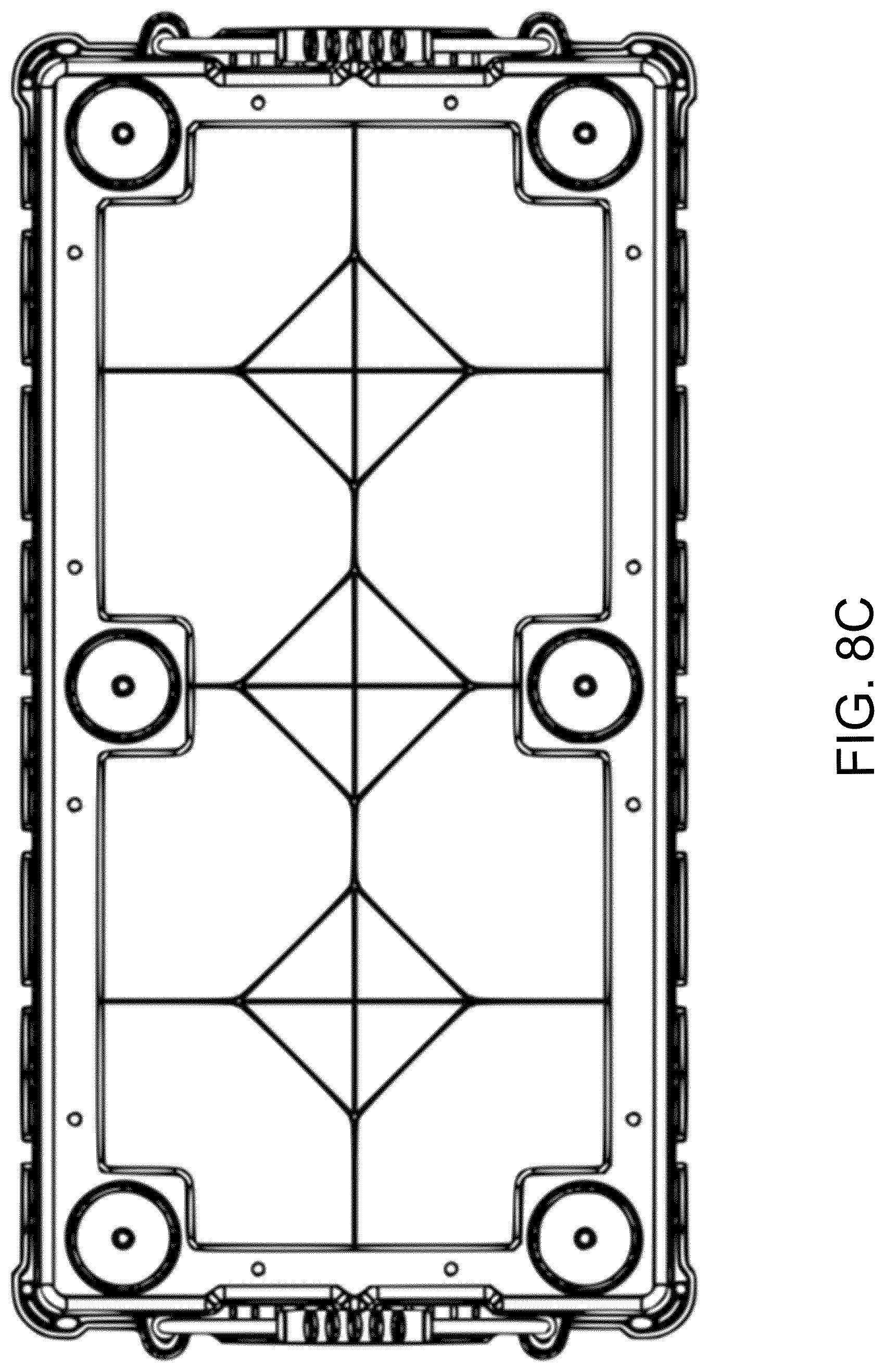 Patent US12325556 Figure 10 – Repositionable divider and container reinforcing coupler