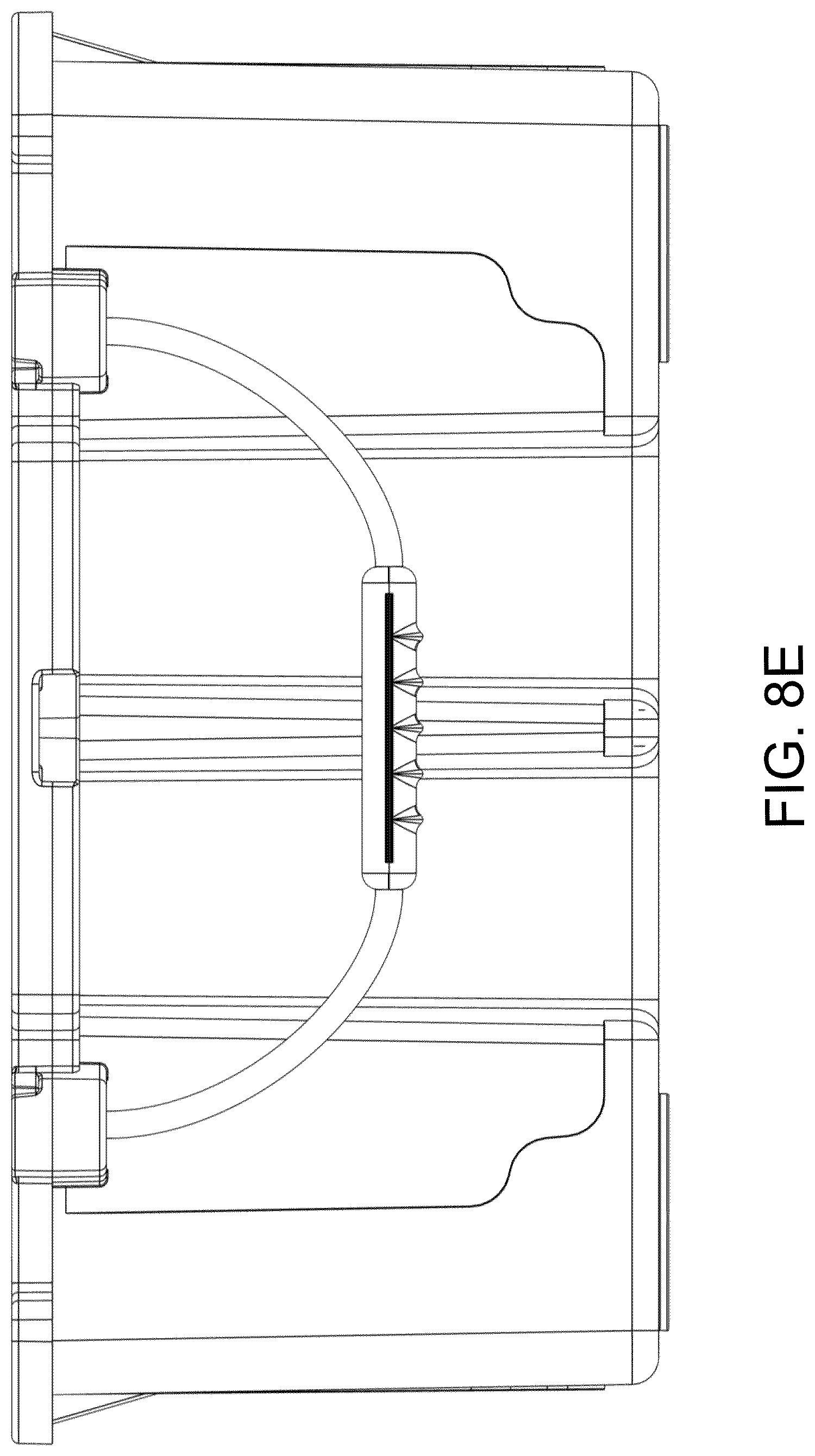 Patent US12325556 Figure 12 – Repositionable divider and container reinforcing coupler