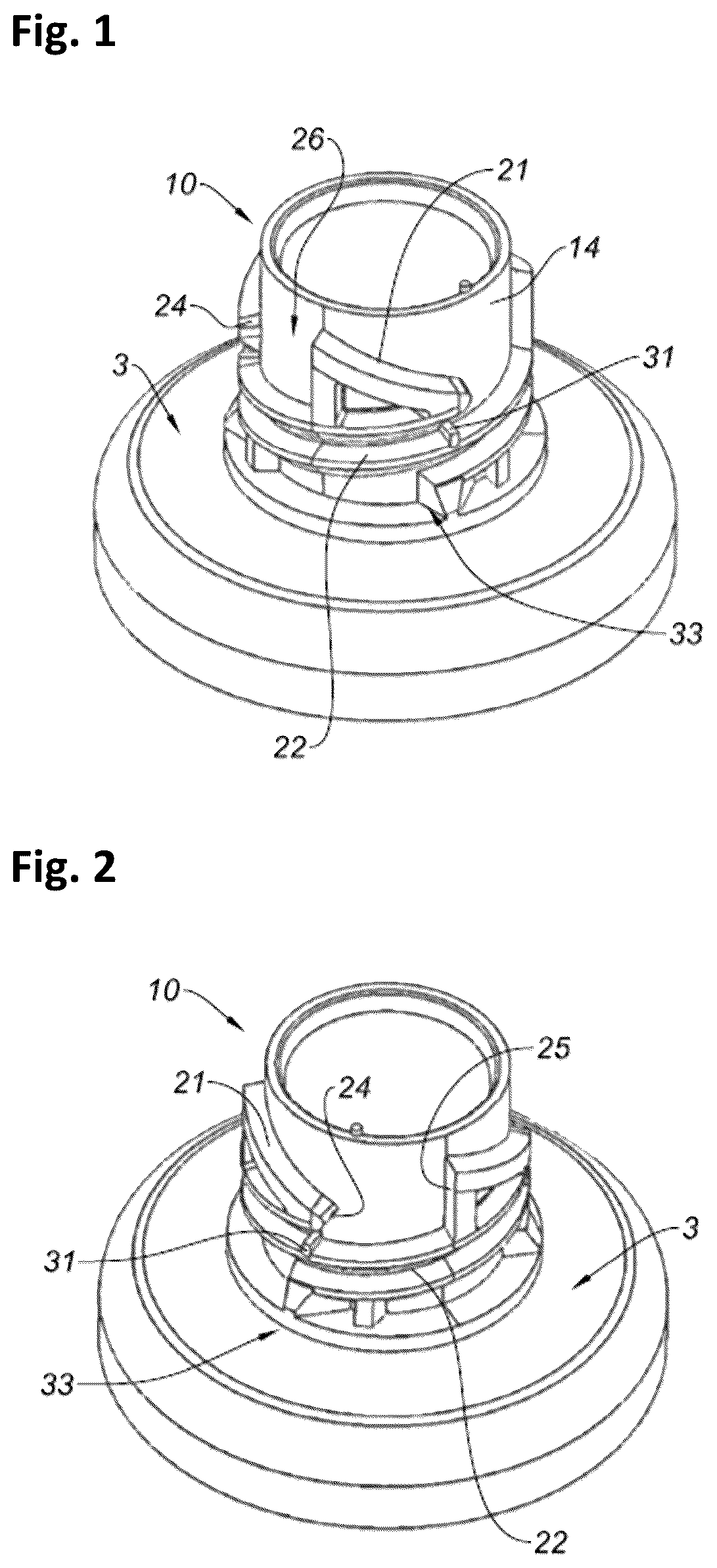 Patent US12325557 Figure 1 – Assembly for closing a tube and tube comprising this assembly