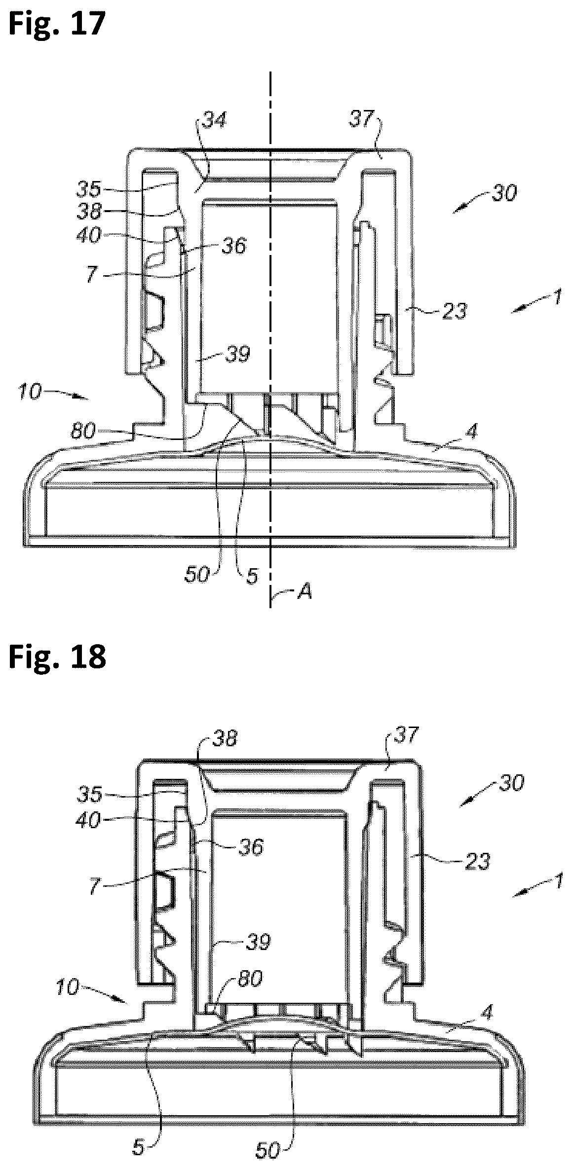 Patent US12325557 Figure 8 – Assembly for closing a tube and tube comprising this assembly