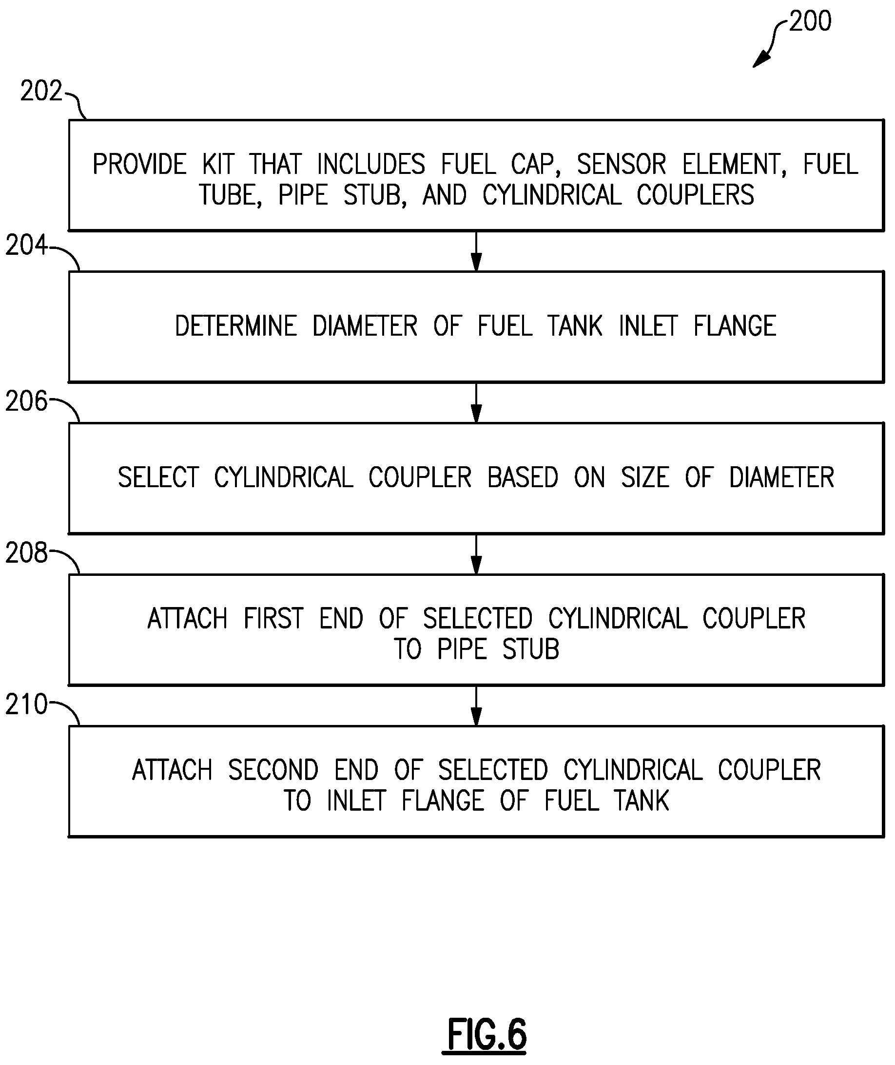 Patent US12325558 Figure 6 – Fuel cap assembly with cylindrical coupler