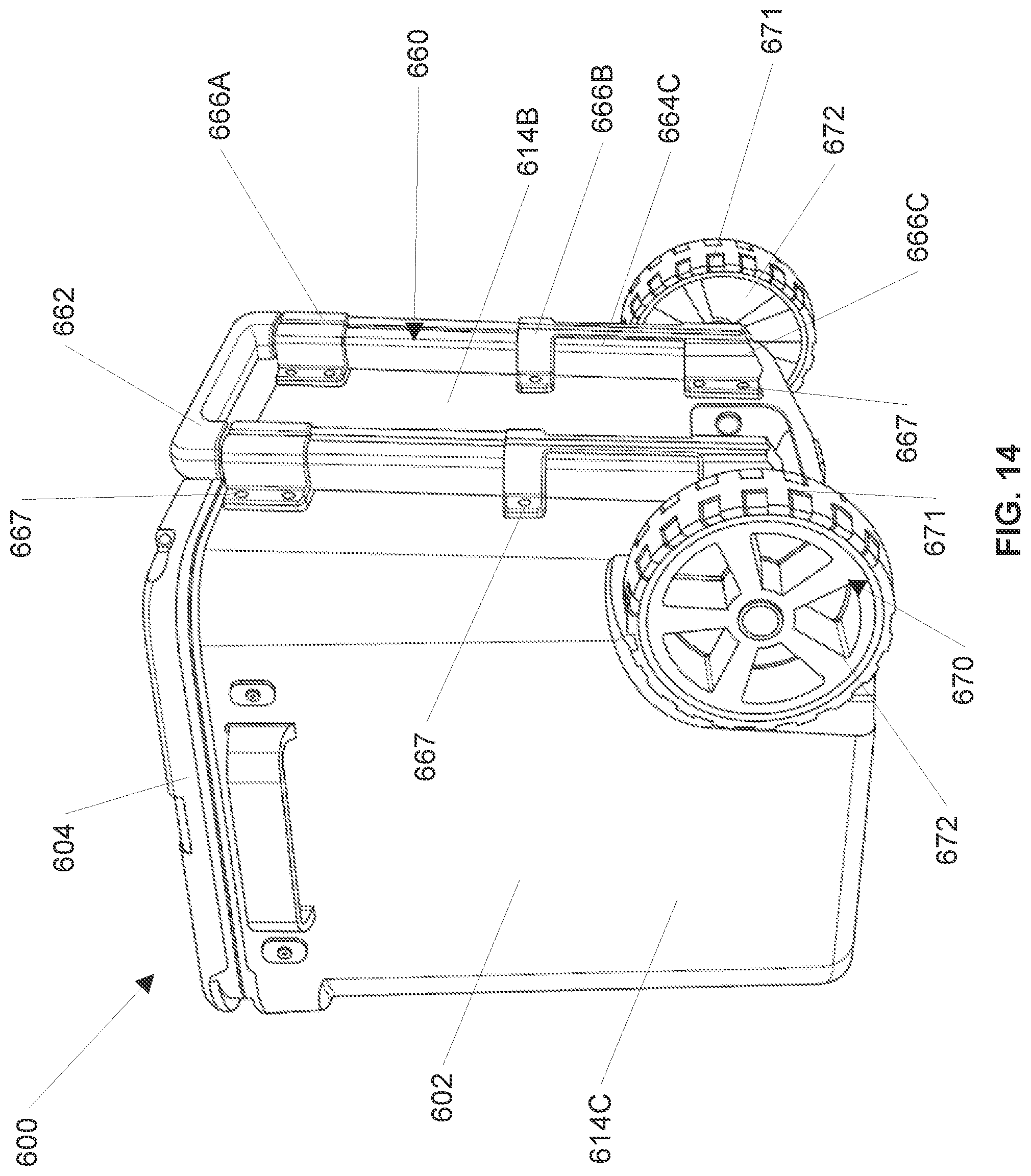 Patent US12325561 Figure 19 – Insulating container