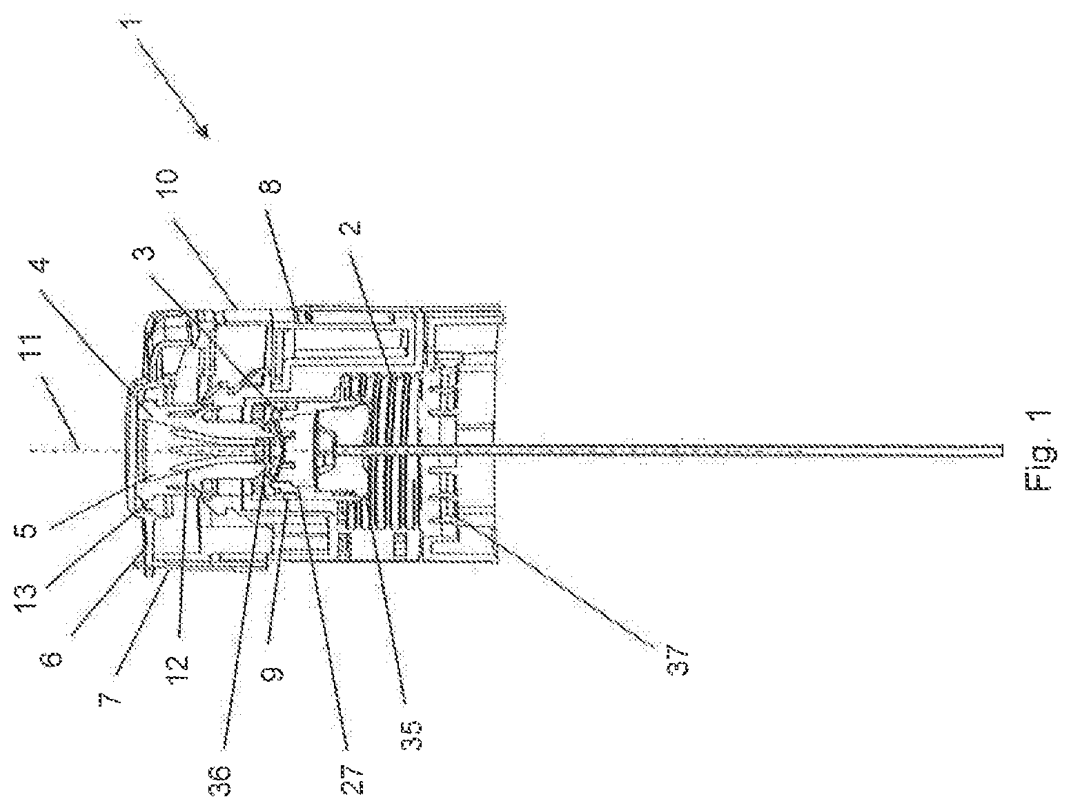 Patent US12325566 Figure 1 – Closure for a container