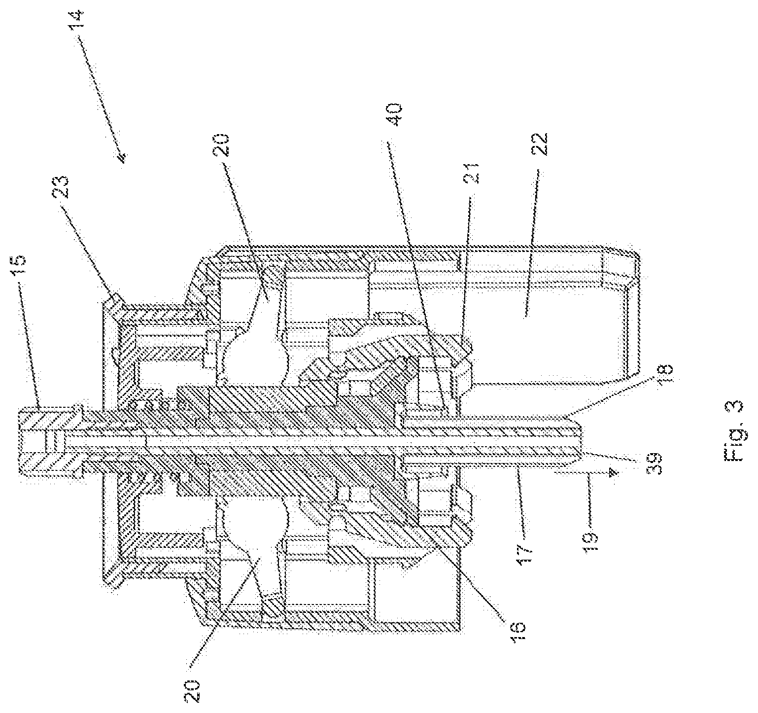 Patent US12325566 Figure 3 – Closure for a container