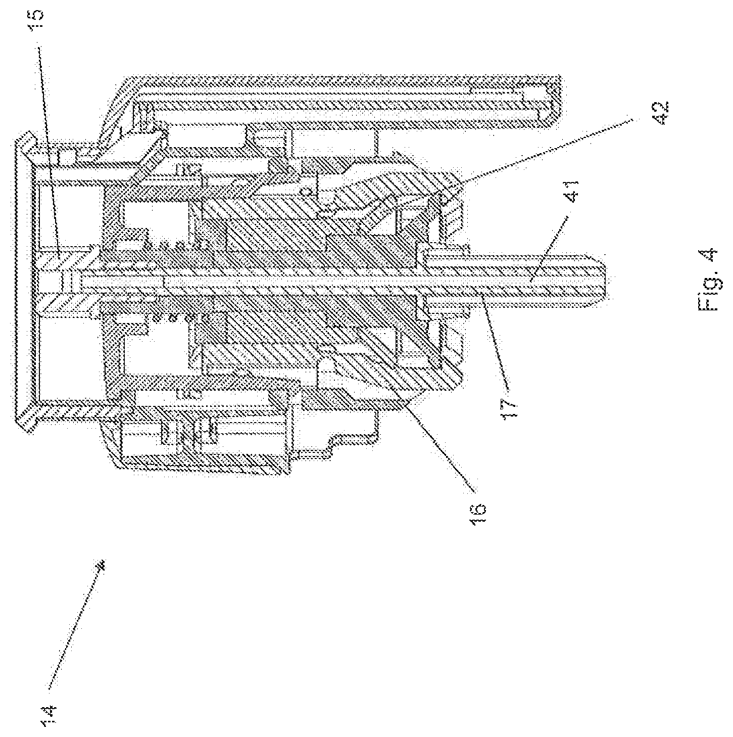 Patent US12325566 Figure 4 – Closure for a container