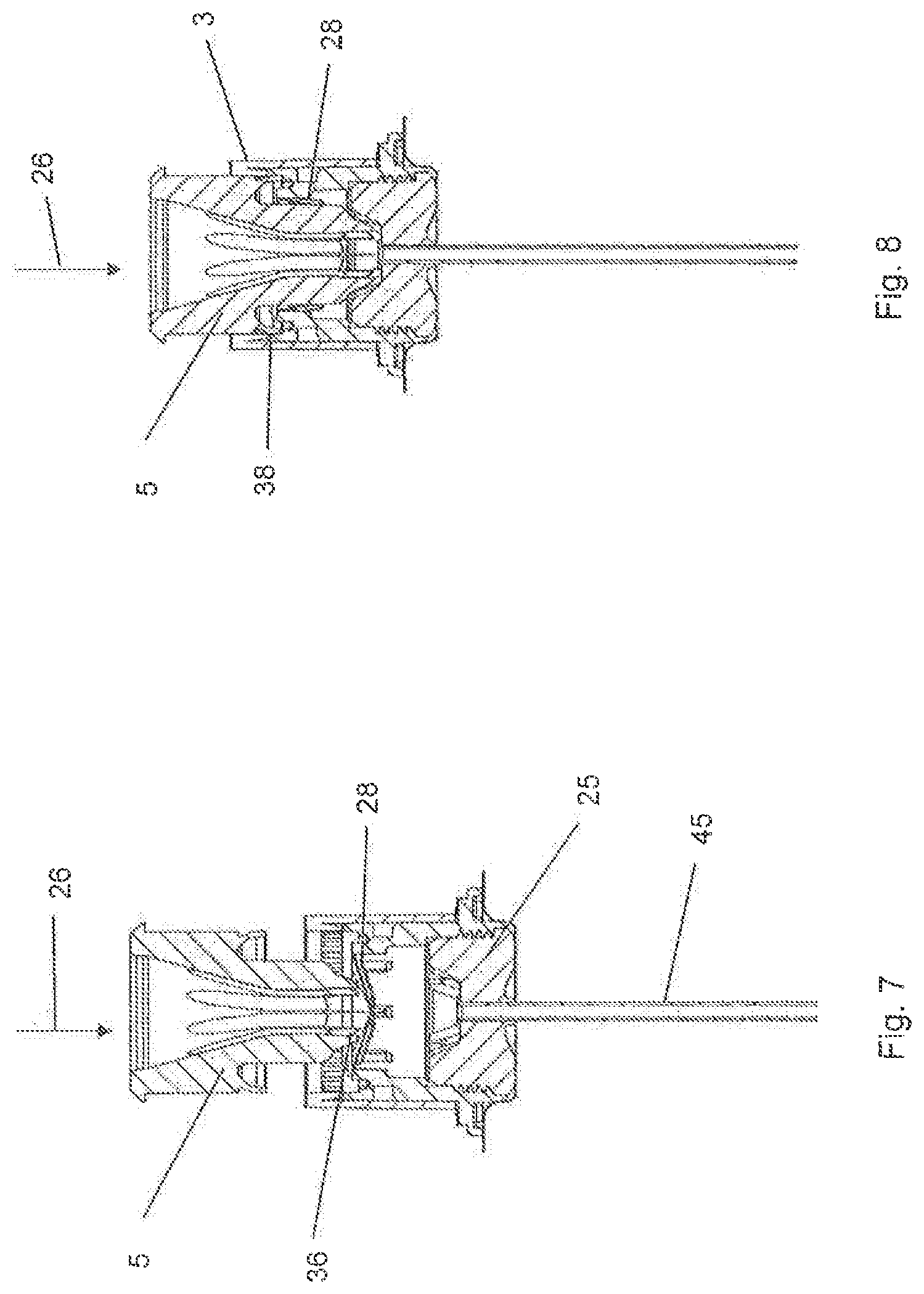 Patent US12325566 Figure 6 – Closure for a container