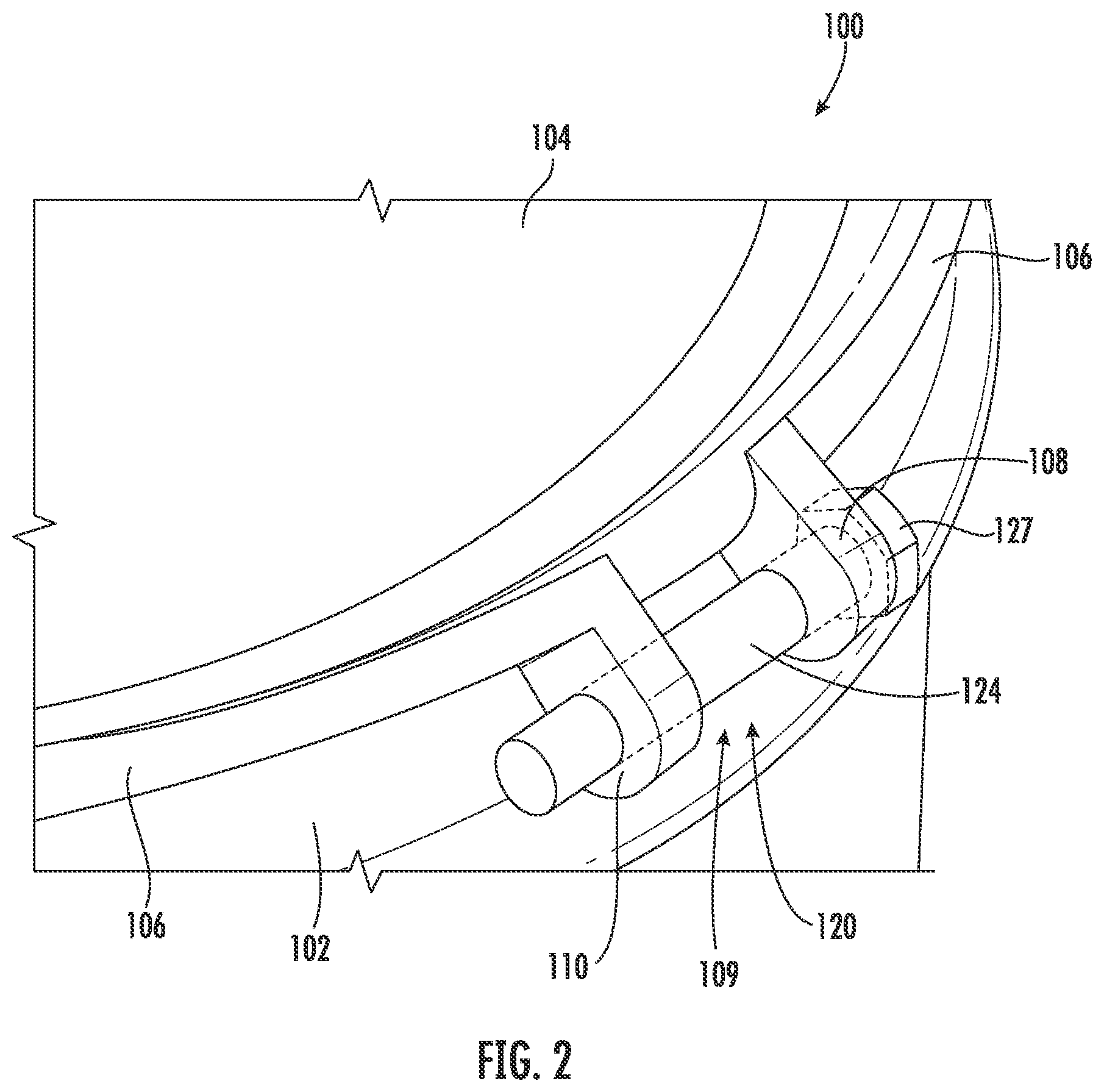 Patent US12325567 Figure 2 – Tamper-indicating device having robotic application features