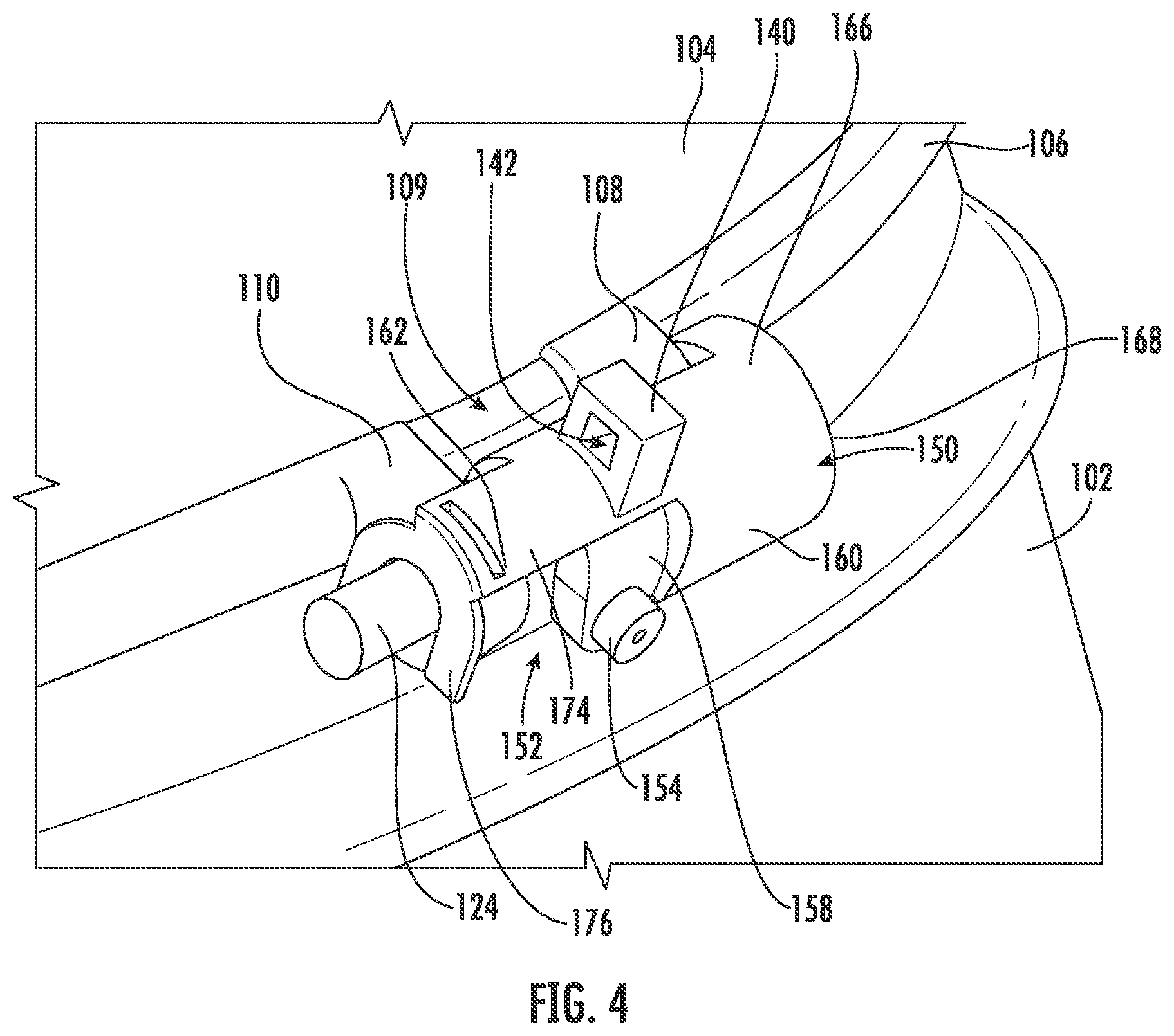 Patent US12325567 Figure 4 – Tamper-indicating device having robotic application features