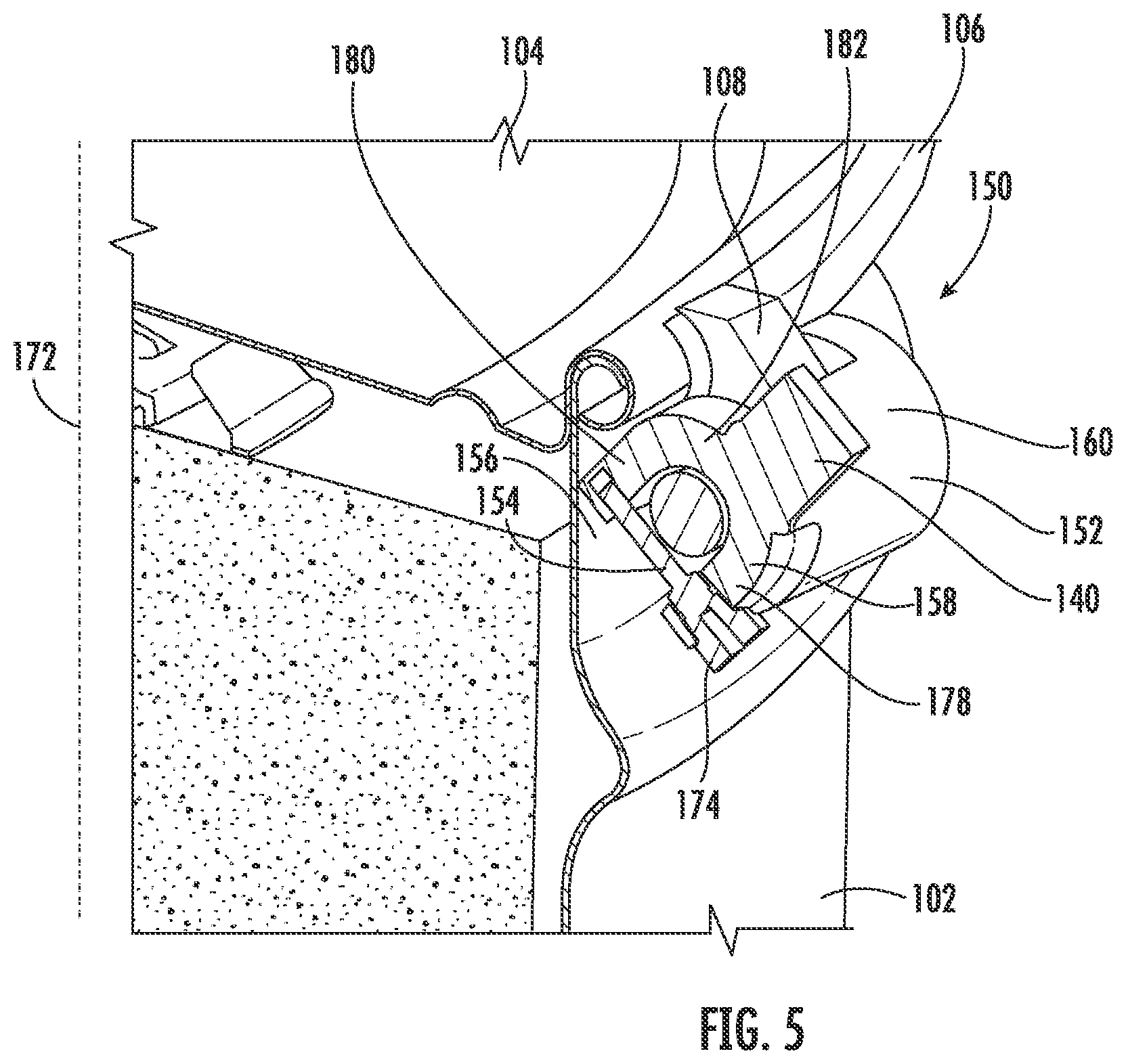 Patent US12325567 Figure 5 – Tamper-indicating device having robotic application features
