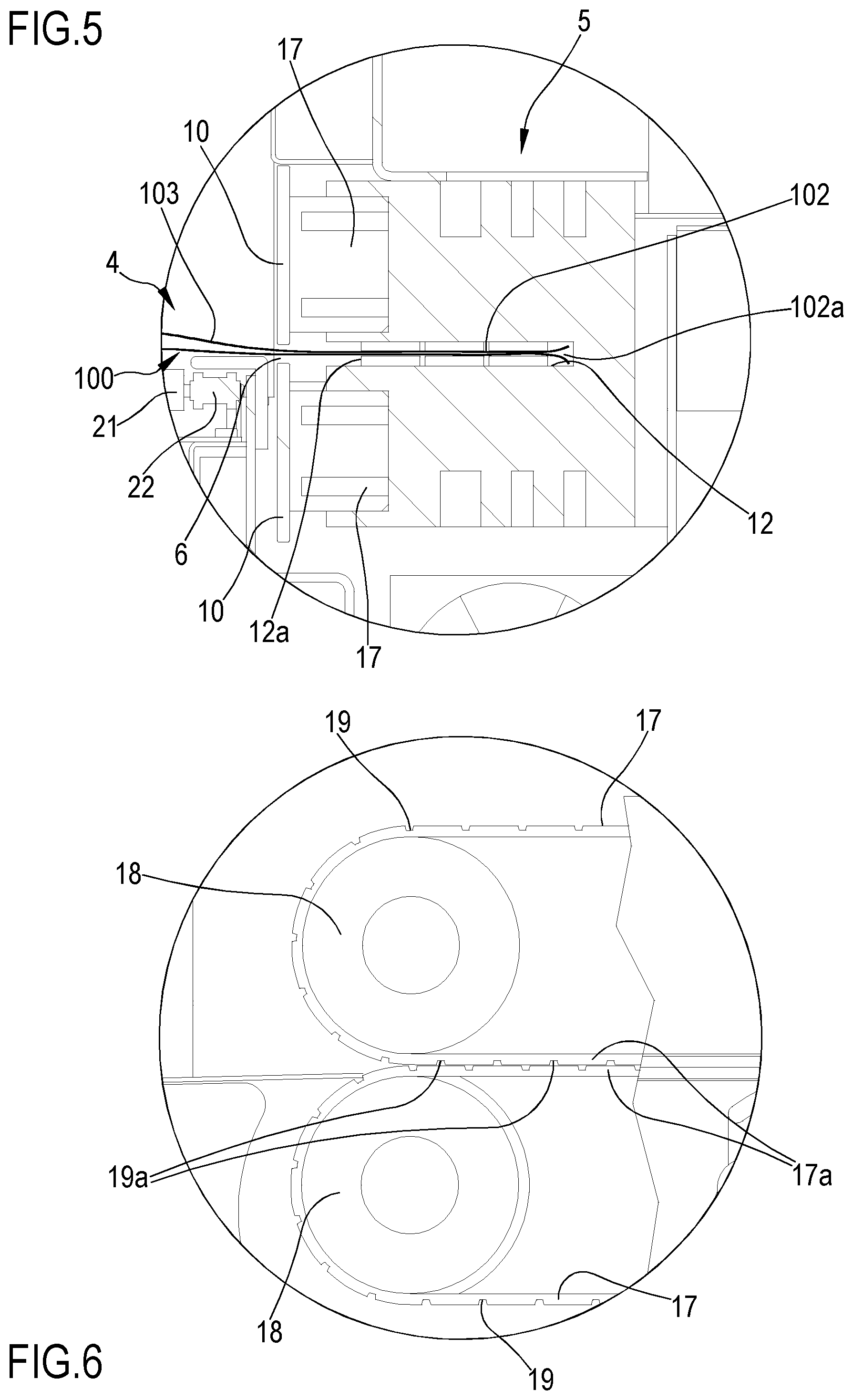 Patent US12325571 Figure 5 – Heat shrink apparatus and device for packaging, and packaging line and process using said heat shrink apparatus and device