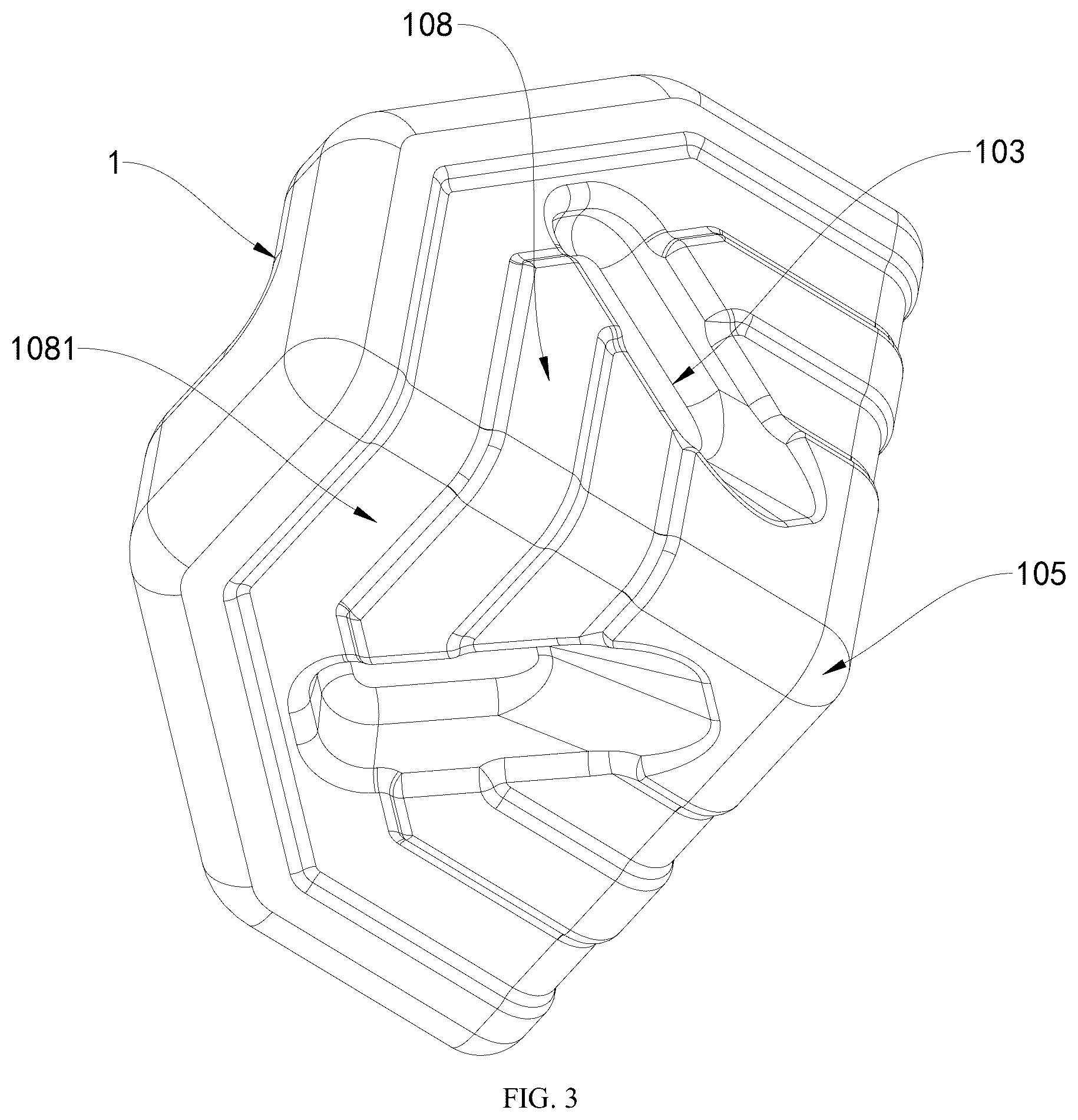 Patent US12325573 Figure 3 – Double-layer structured cushioning corner protector