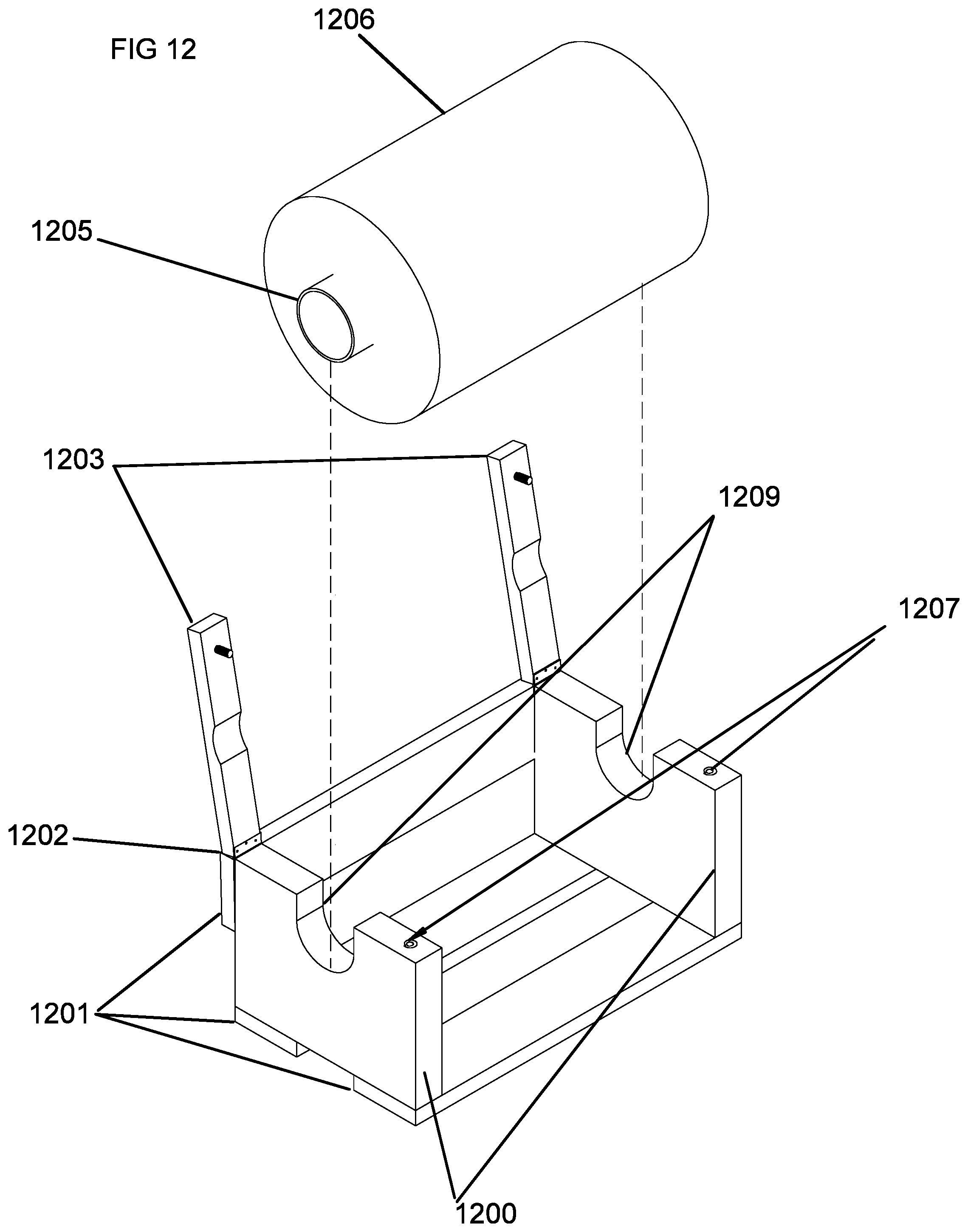 Patent US12325578 Figure 12 – Slit paper method of expansion, shipment and expansion devices