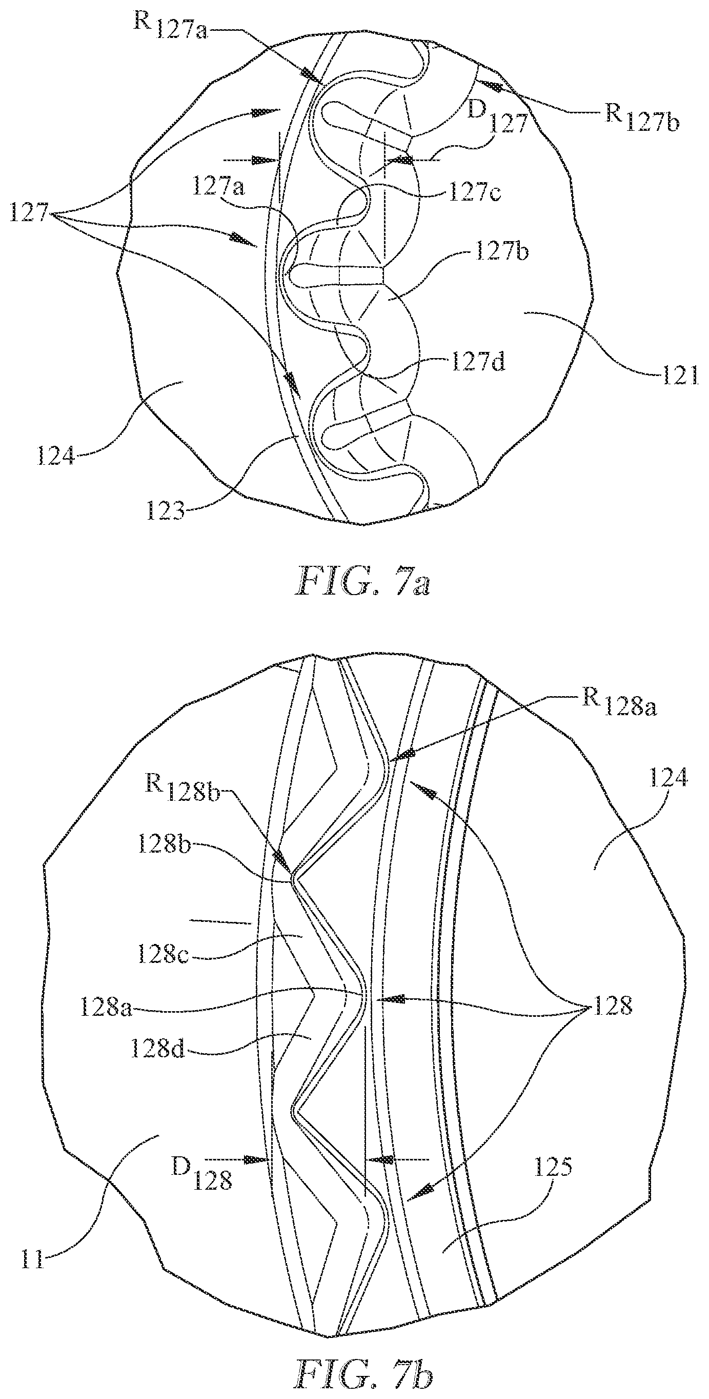Patent US12325579 Figure 7 – Beverage capsule cup with enhanced material distribution