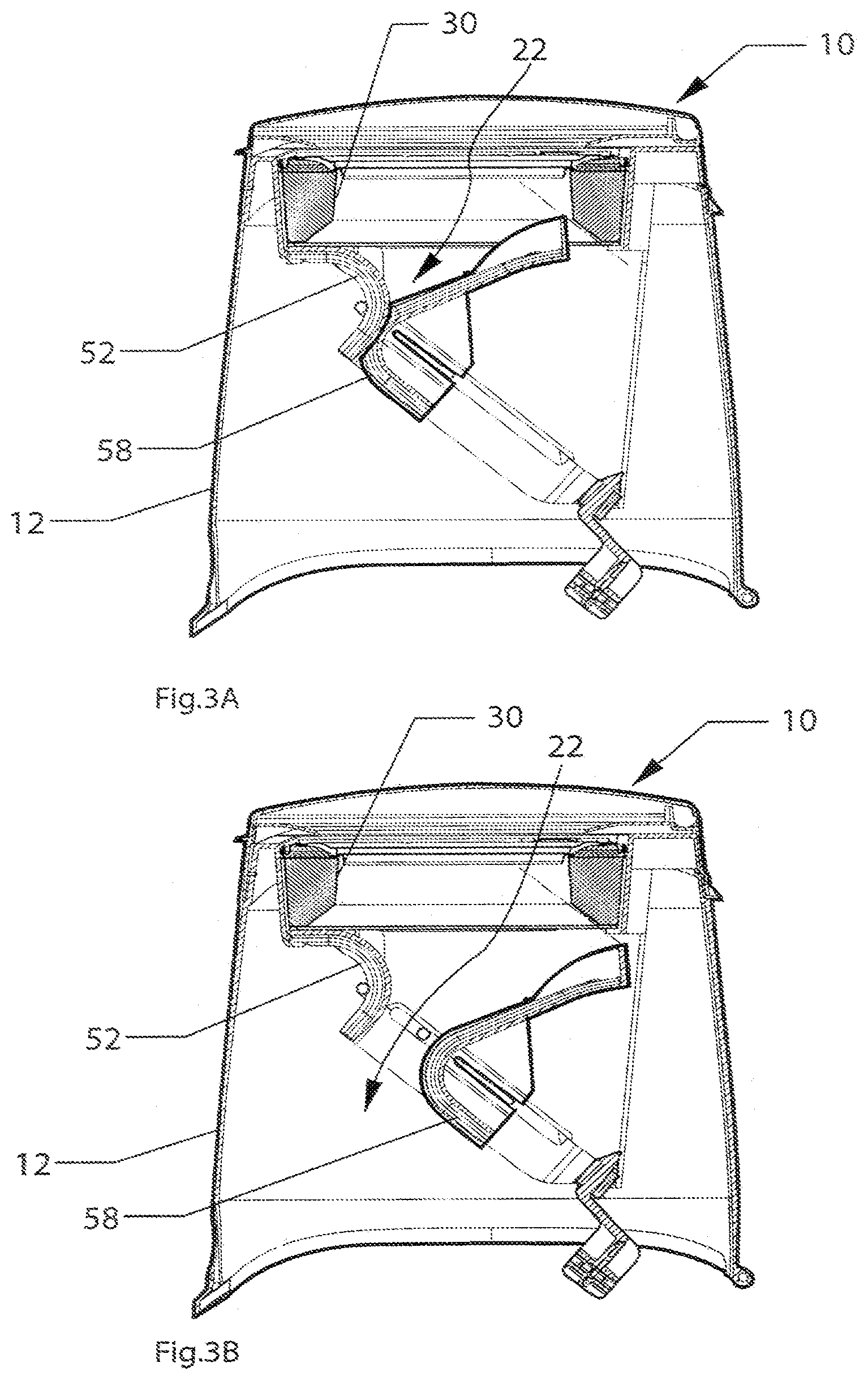 Patent US12325581 Figure 3 – Cassette and apparatus for packing disposable objects into an elongated tube of flexible material