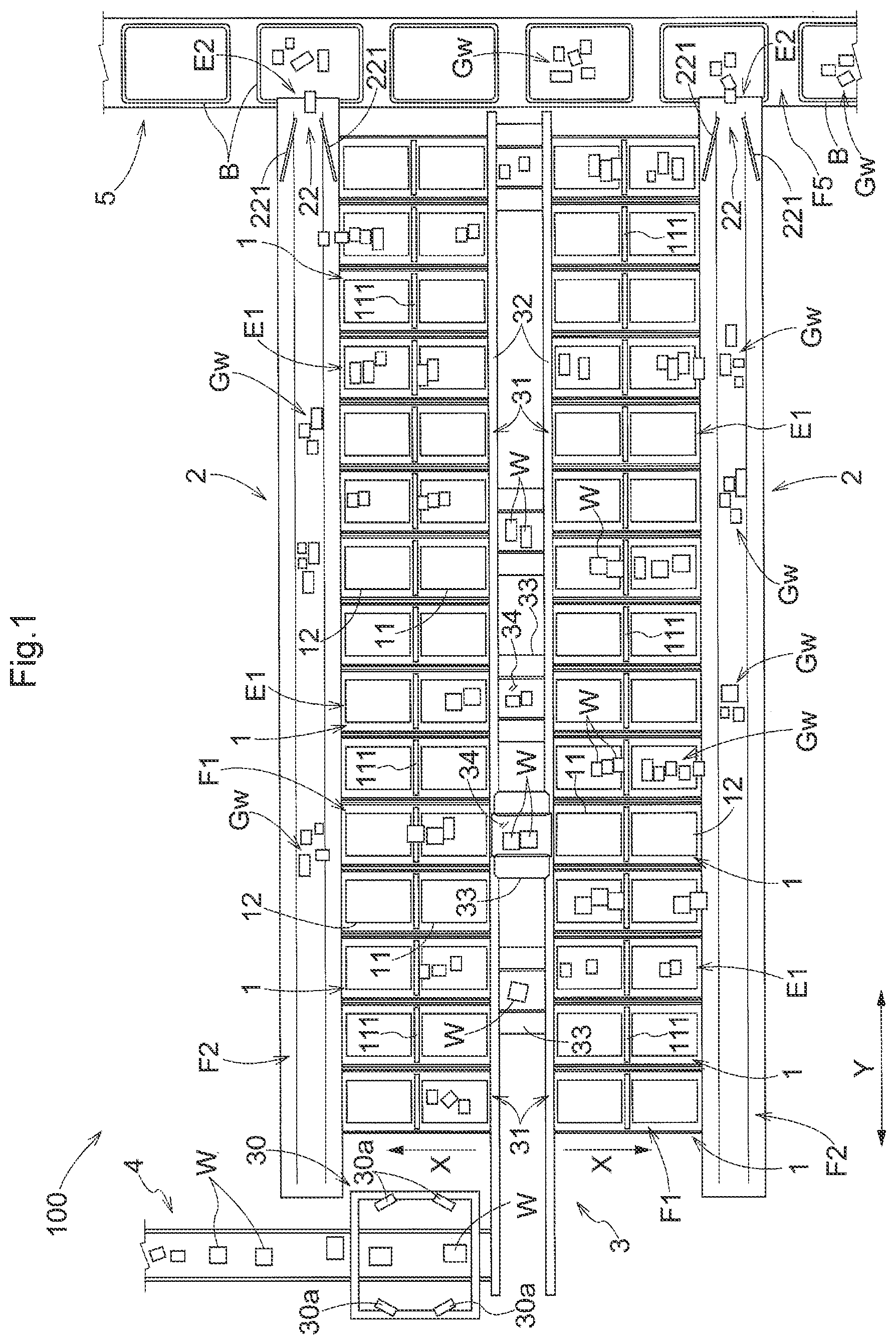 Patent US12325586 Figure 1 – Picking system