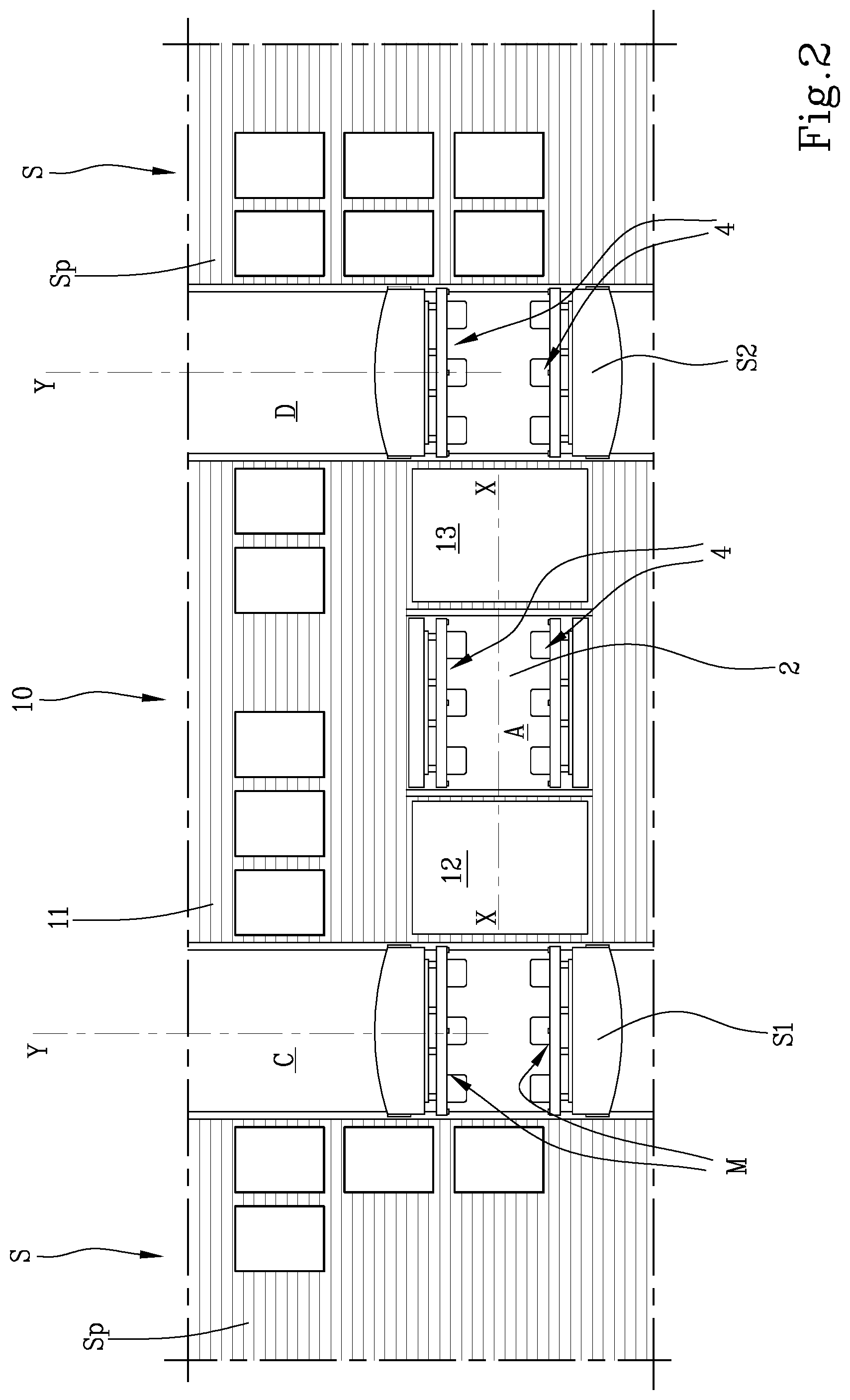 Patent US12325587 Figure 2 – Lift for automatic storage systems