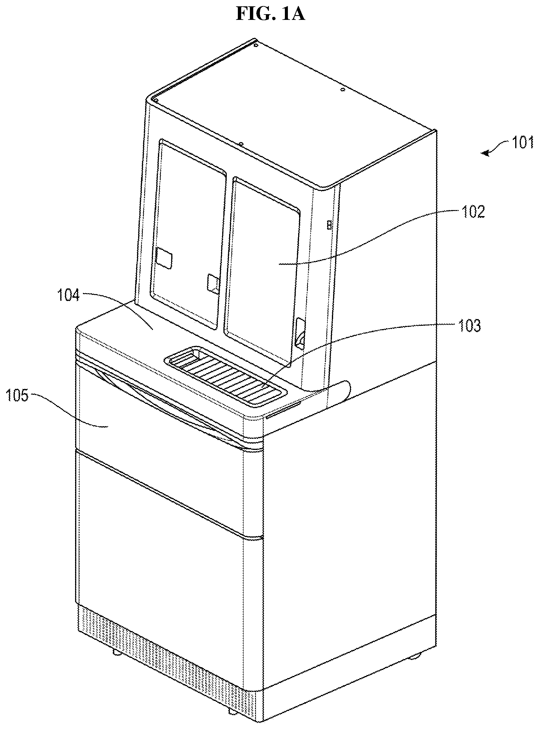 Patent US12325592 Figure 1 – Automated smart storage of products